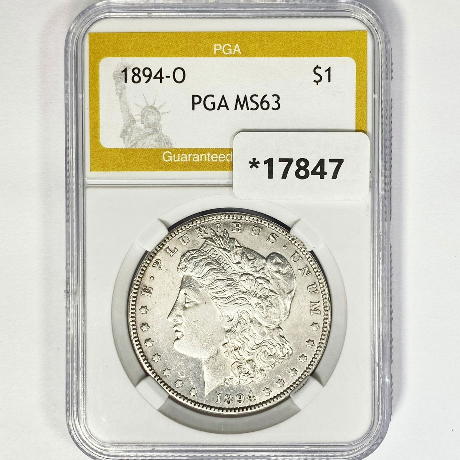 1894-O Morgan Silver Dollar PGA MS63 (1 of 2)