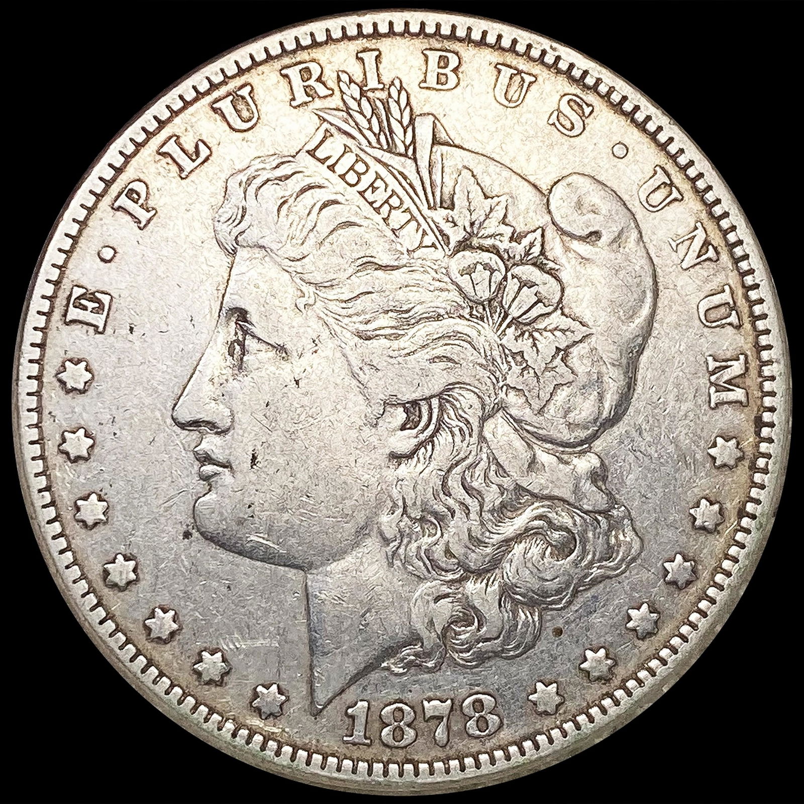 1878 8TF Morgan Silver Dollar LIGHTLY CIRCULATED (1 of 2)