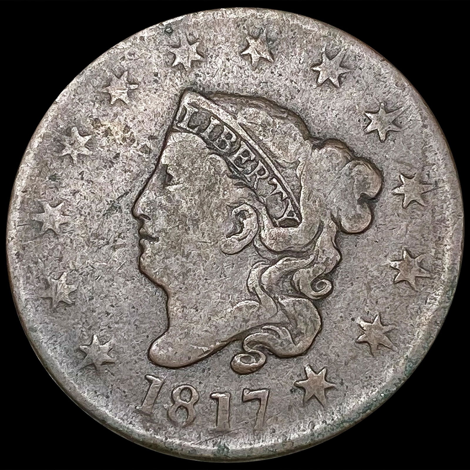 1817 Large Cent NICELY CIRCULATED (1 of 2)