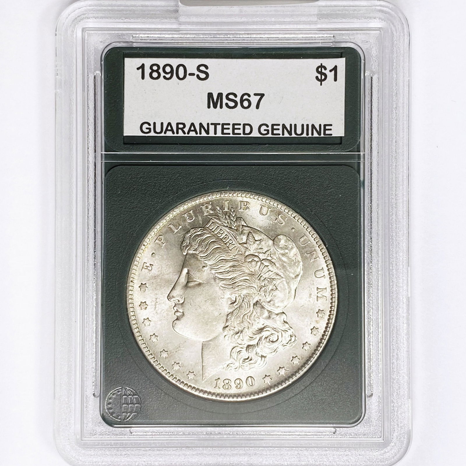 1890-S Morgan Silver Dollar GG MS67 (1 of 2)