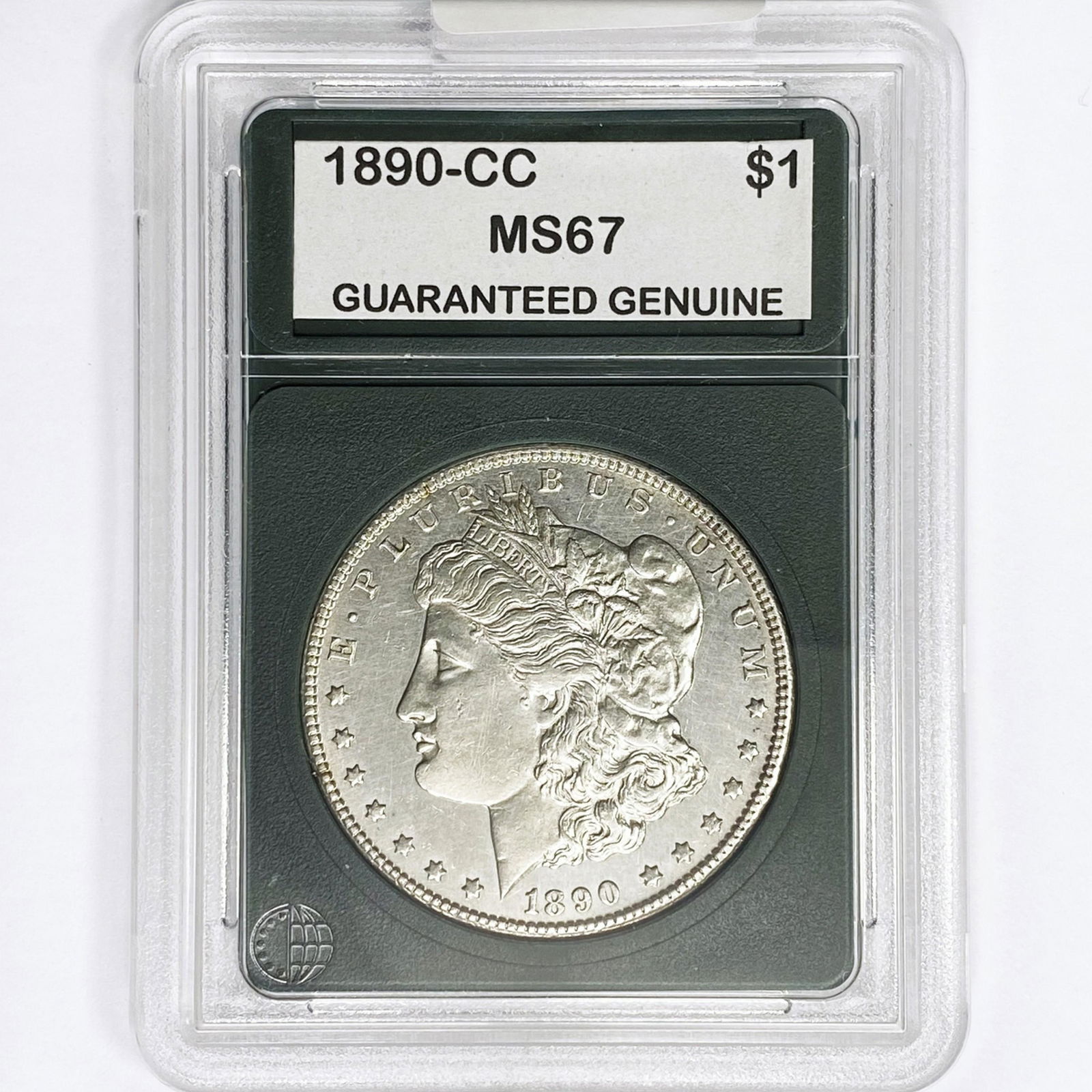 1890-CC Morgan Silver Dollar GG MS67 (1 of 2)