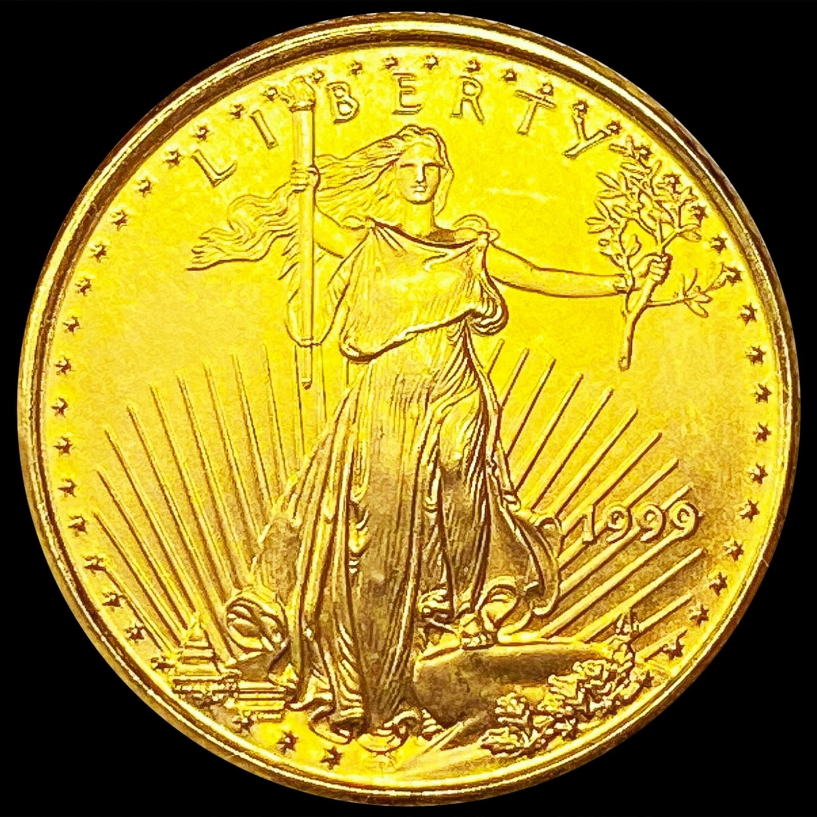 1999 Gold 1/10oz $5 Eagle SUPERB GEM BU (1 of 2)