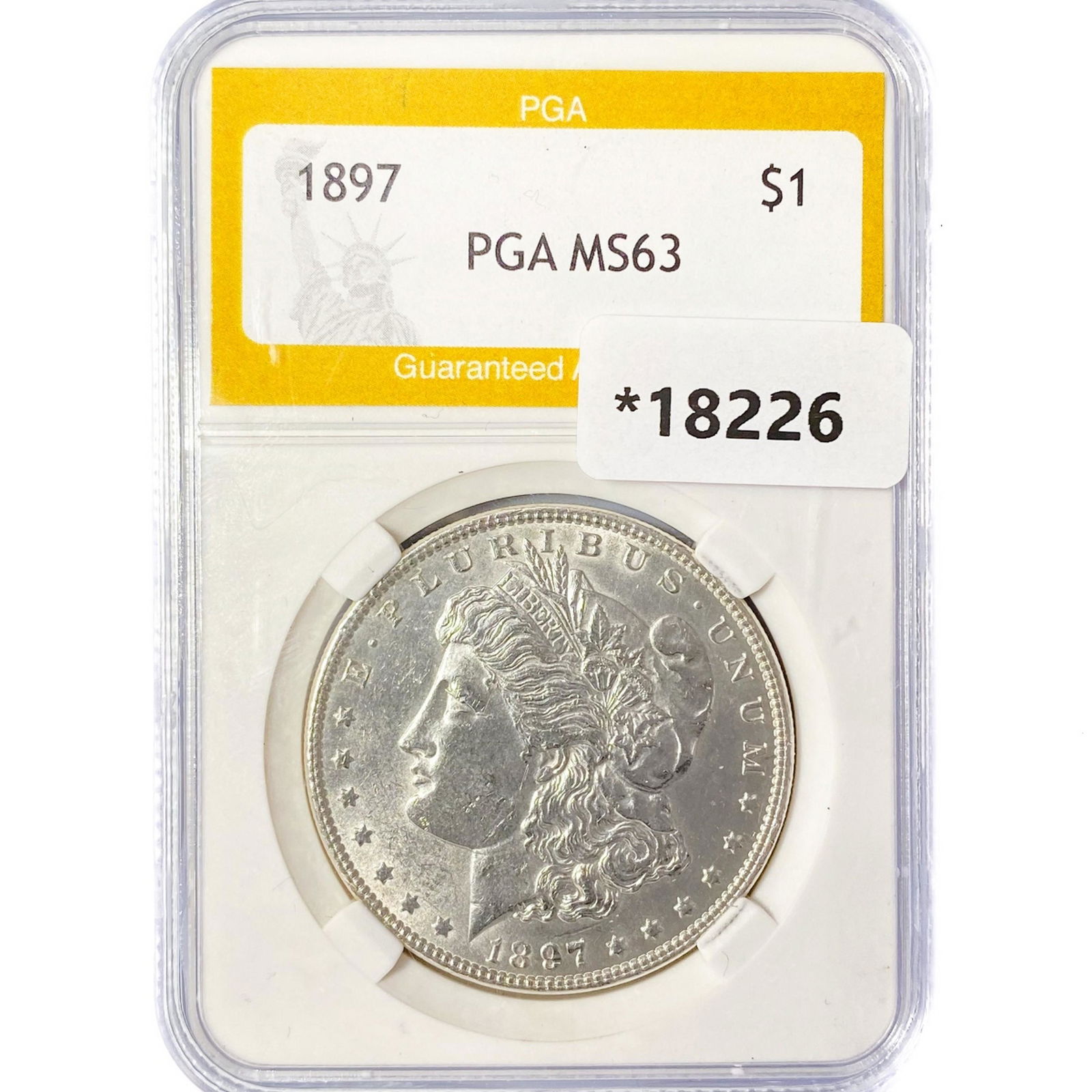 1897 Morgan Silver Dollar PGA MS63 (1 of 2)