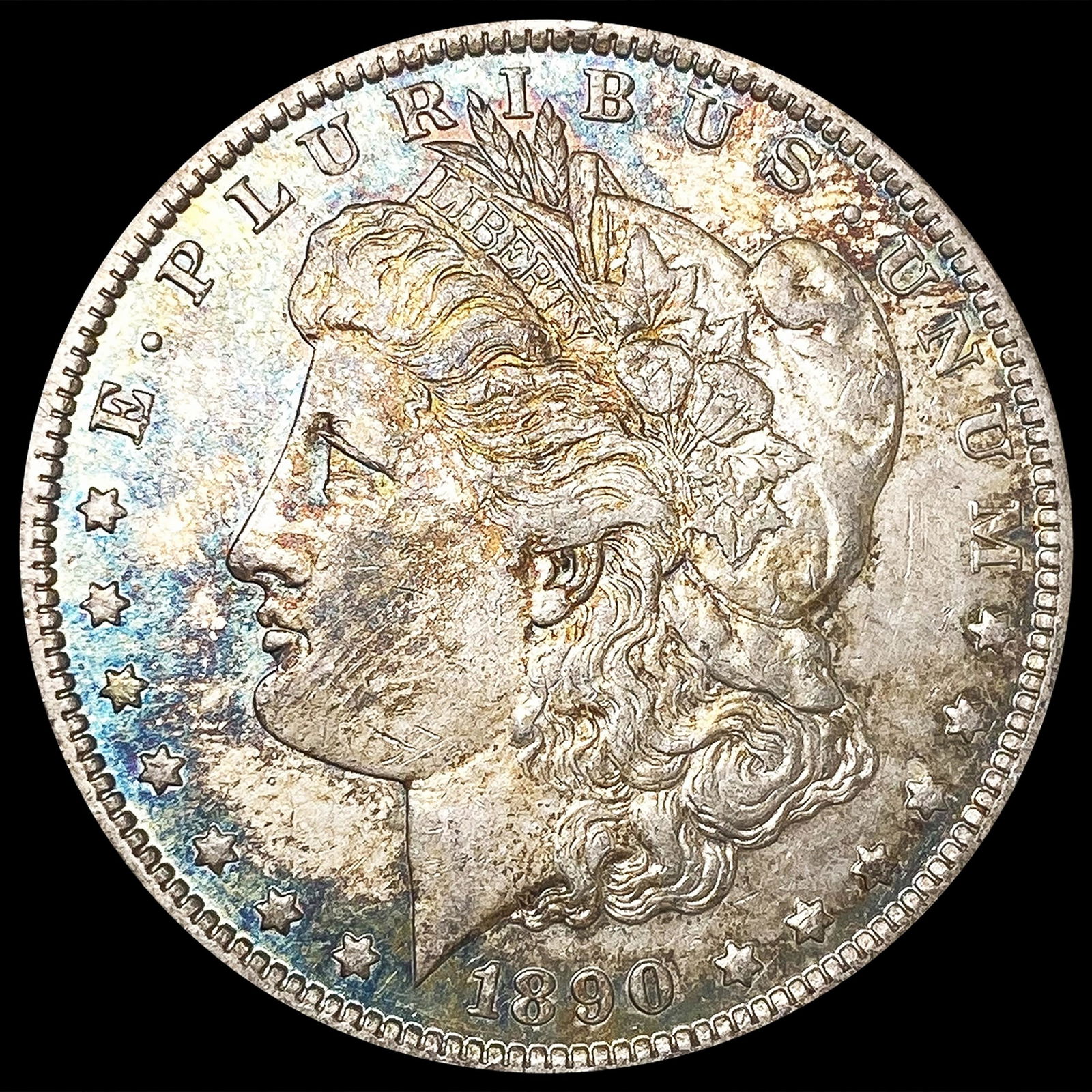 1890-O Morgan Silver Dollar CLOSELY UNCIRCULATED (1 of 2)
