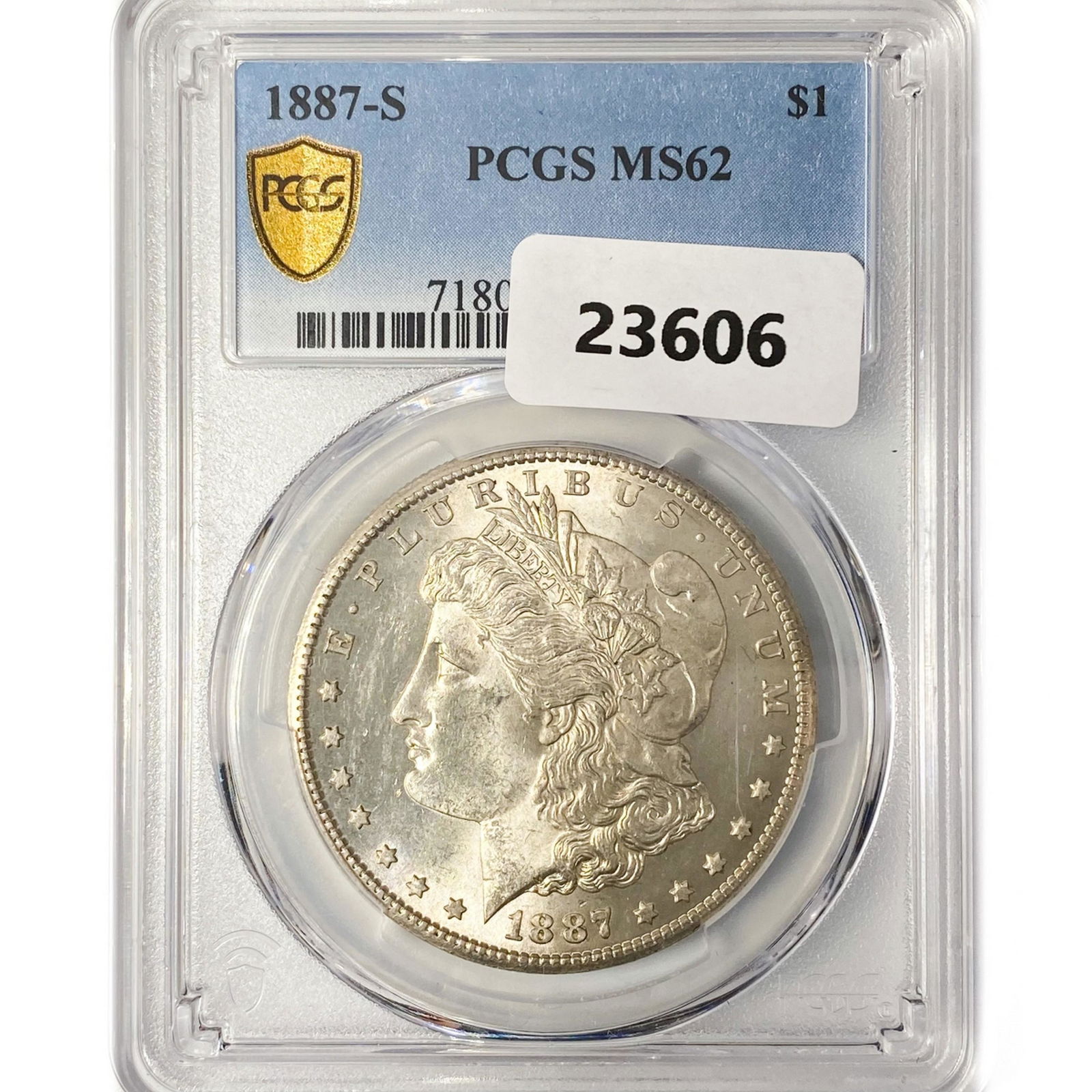 1887-S Morgan Silver Dollar PCGS MS62 (1 of 2)
