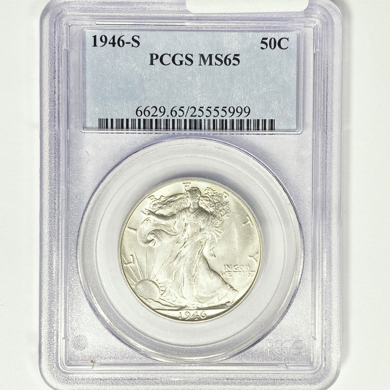 1946-S Walking Liberty Half Dollar PCGS MS65 (1 of 2)