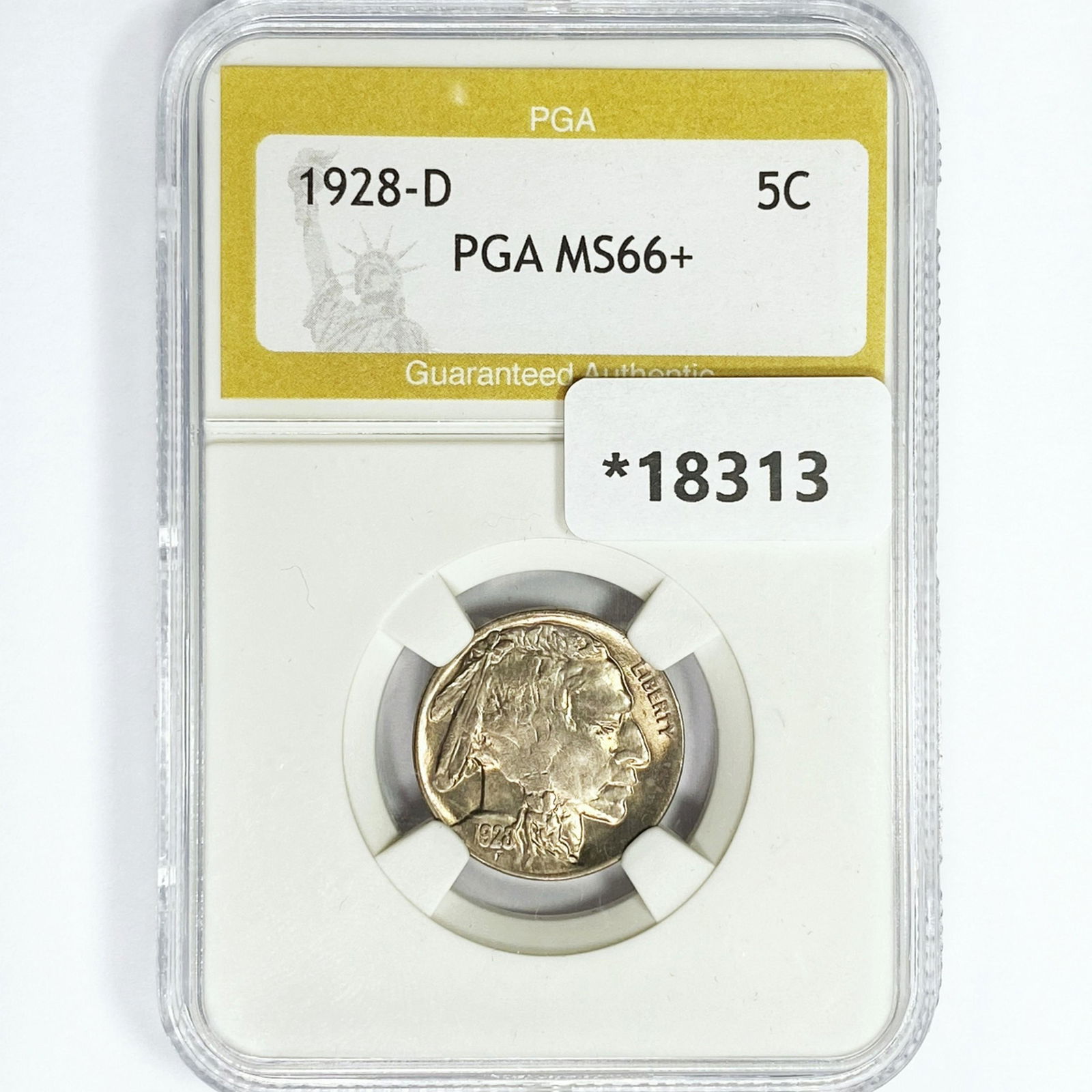 1928-D Buffalo Nickel PGA MS66+ (1 of 2)