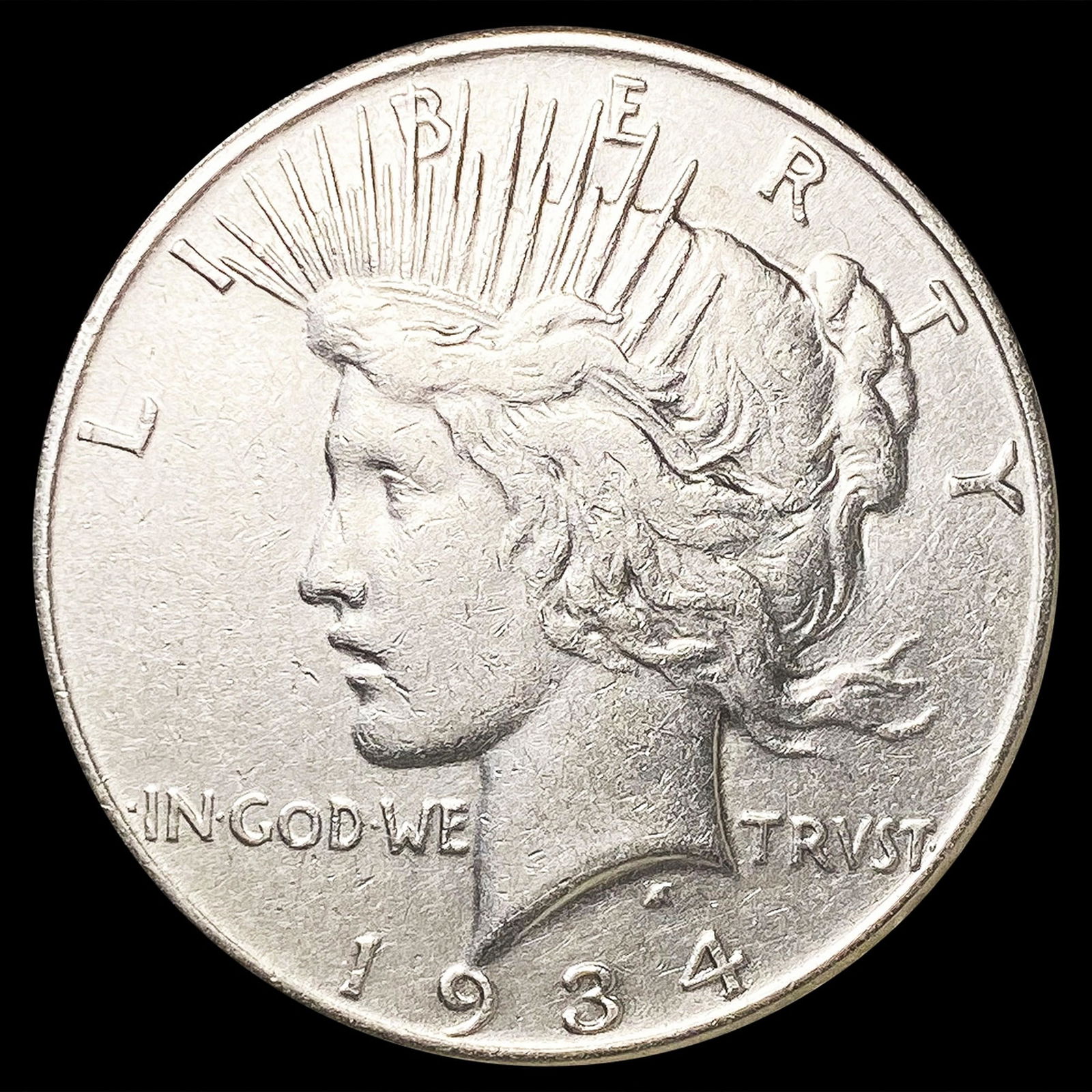 1934 Silver Peace Dollar LIGHTLY CIRCULATED (1 of 2)