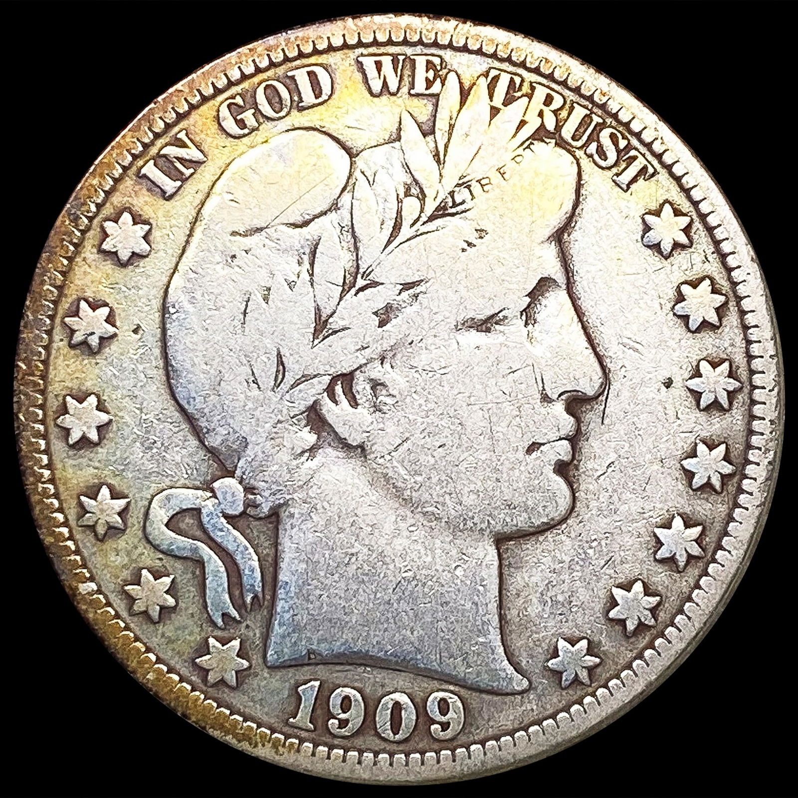 1909 Barber Half Dollar NICELY CIRCULATED (1 of 2)