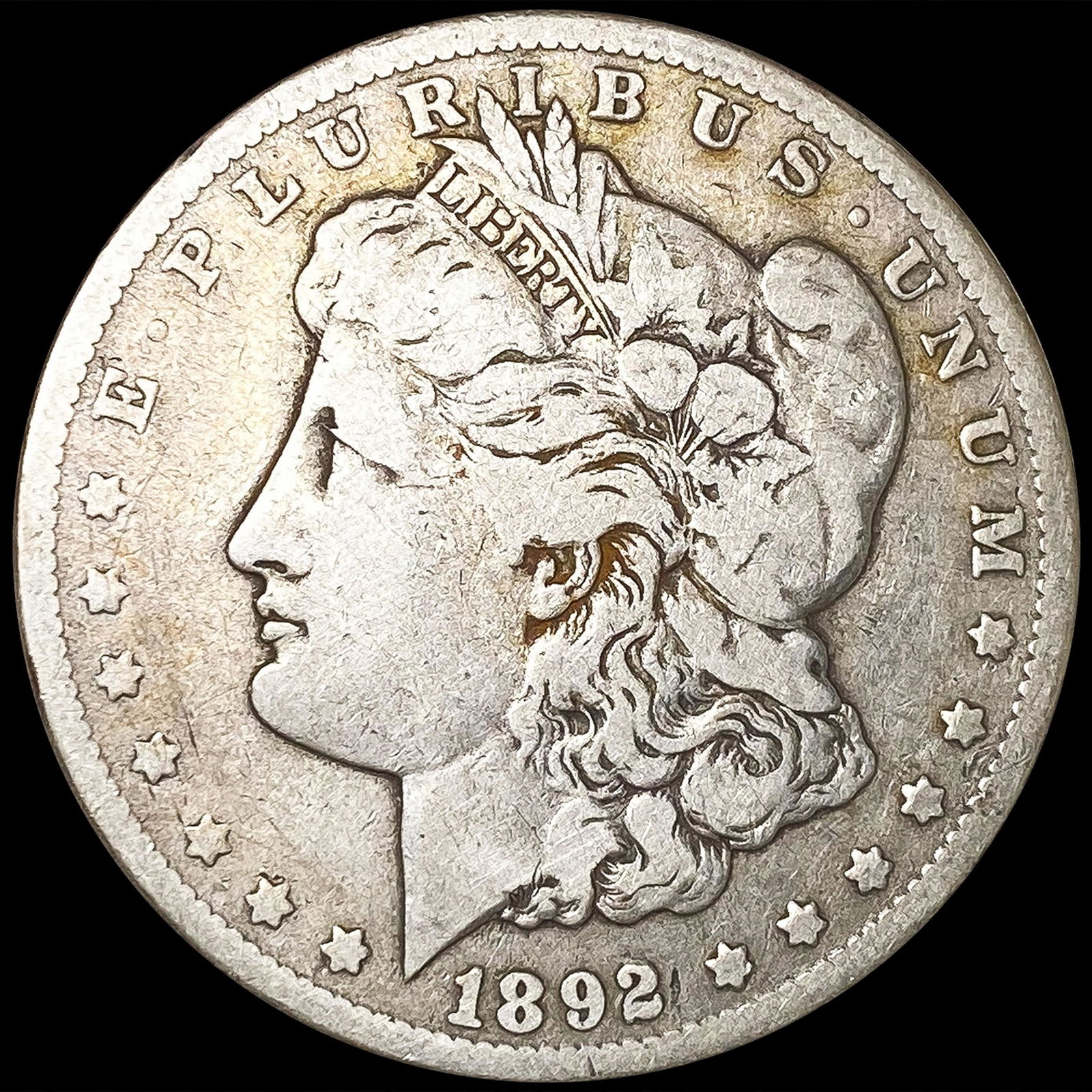 1892-CC Morgan Silver Dollar NICELY CIRCULATED (1 of 2)