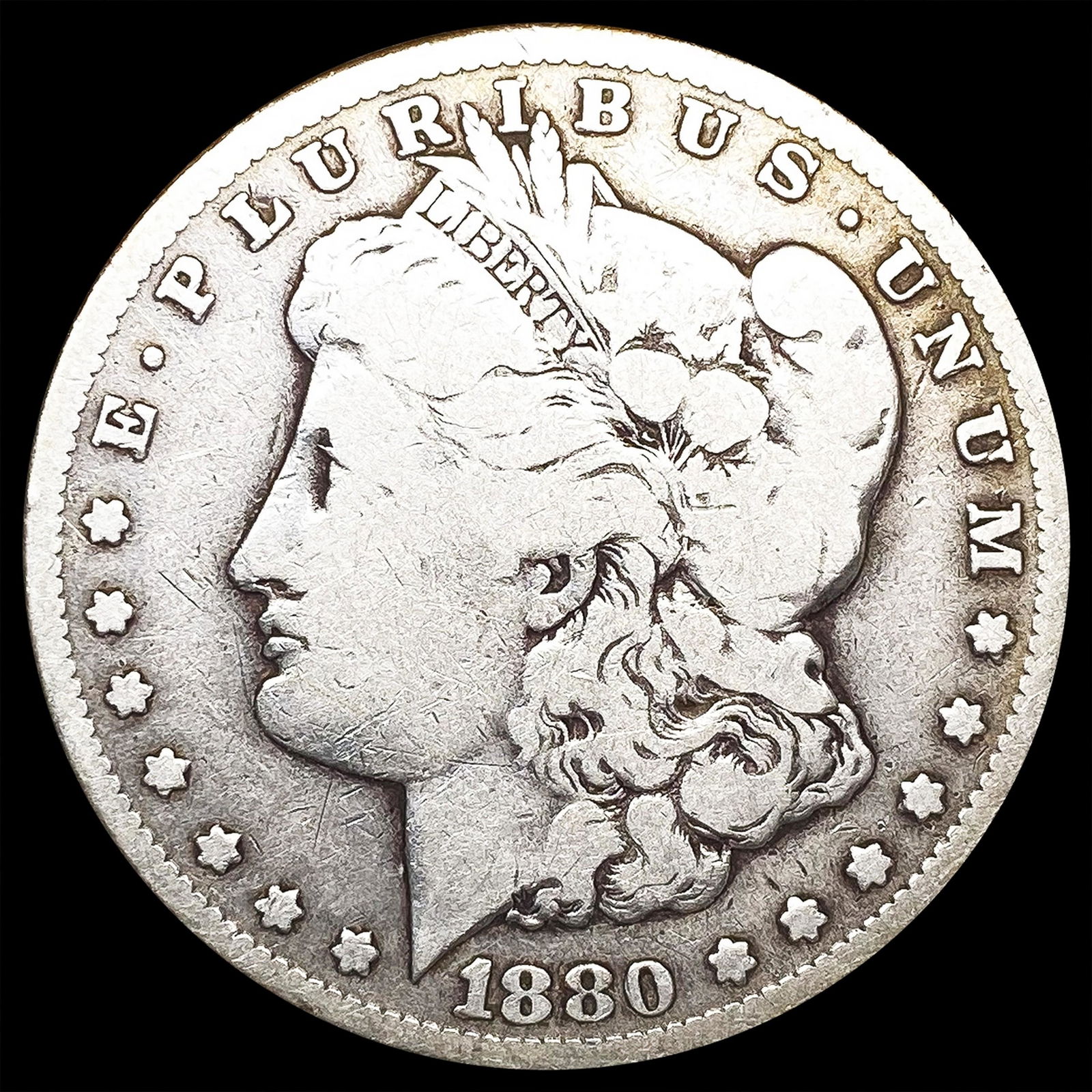1880-CC Morgan Silver Dollar NICELY CIRCULATED (1 of 2)