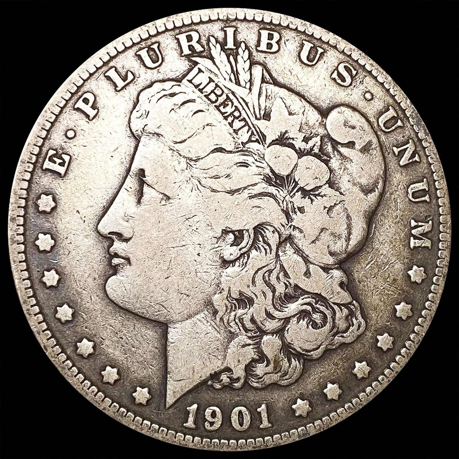 1901-S Morgan Silver Dollar LIGHTLY CIRCULATED (1 of 2)