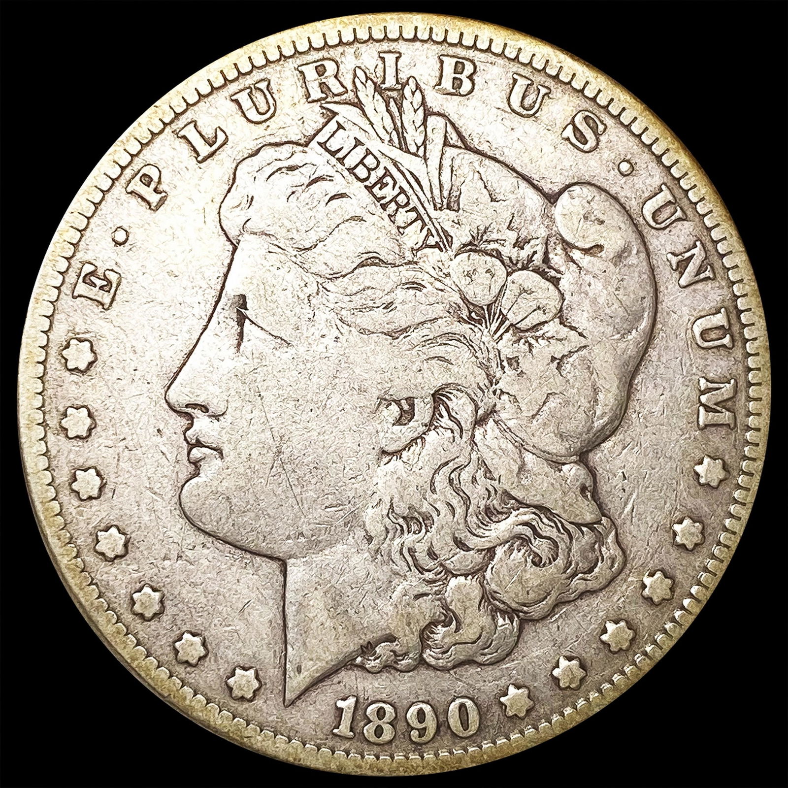 1890-CC Morgan Silver Dollar LIGHTLY CIRCULATED (1 of 2)