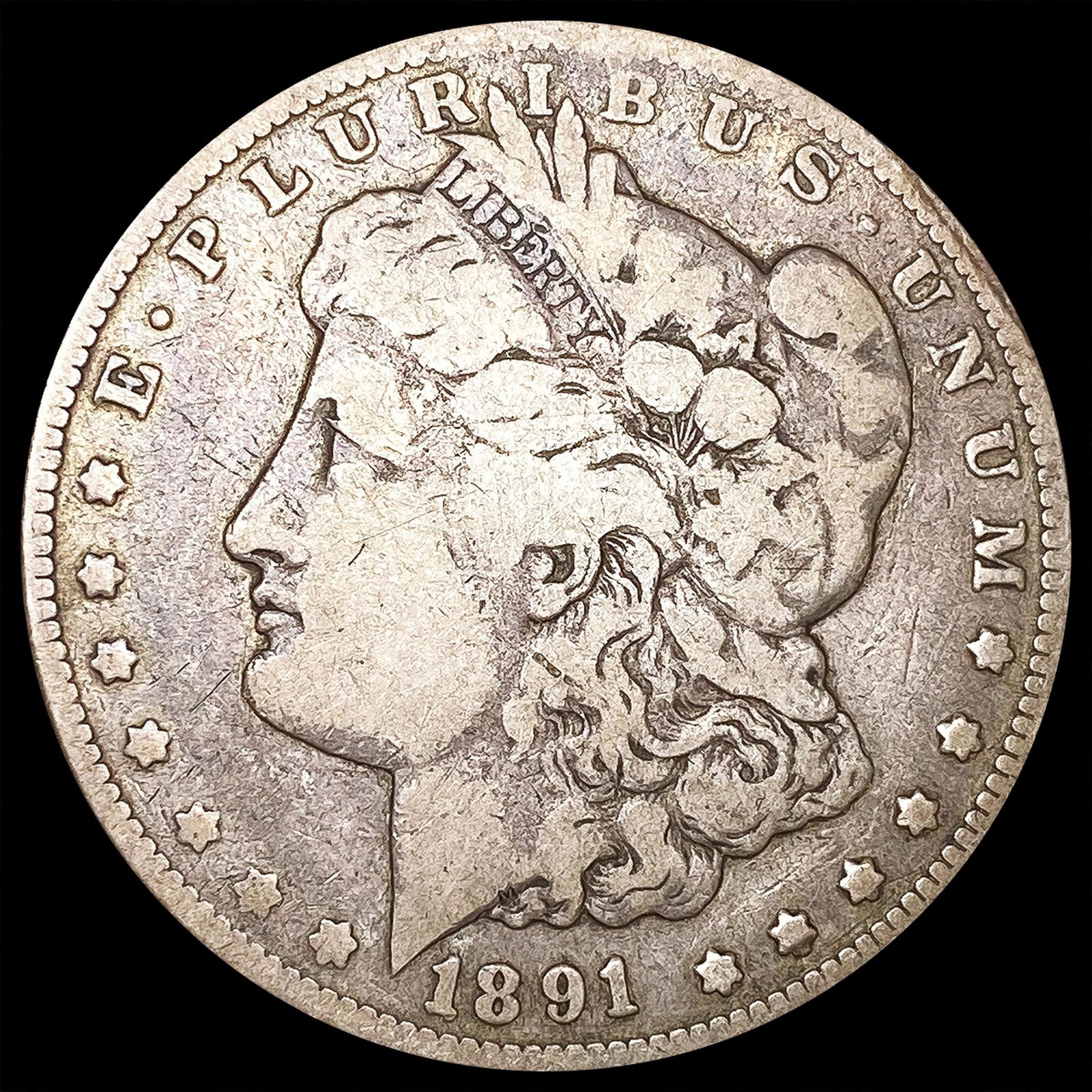 1891-CC Morgan Silver Dollar NICELY CIRCULATED (1 of 2)