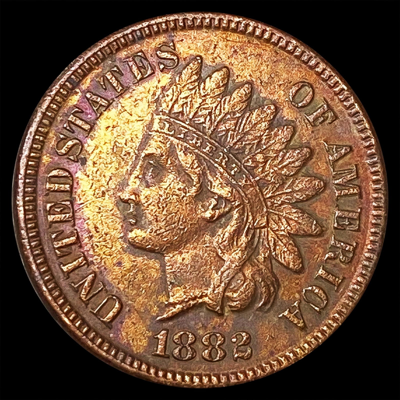 1882 Indian Head Cent NEARLY UNCIRCULATED (1 of 2)