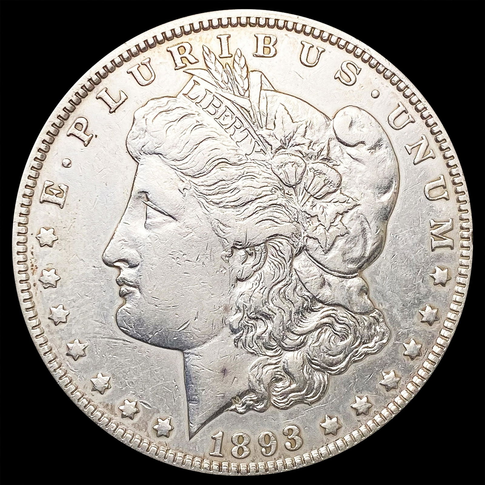 1893-O Morgan Silver Dollar NEARLY UNCIRCULATED (1 of 2)
