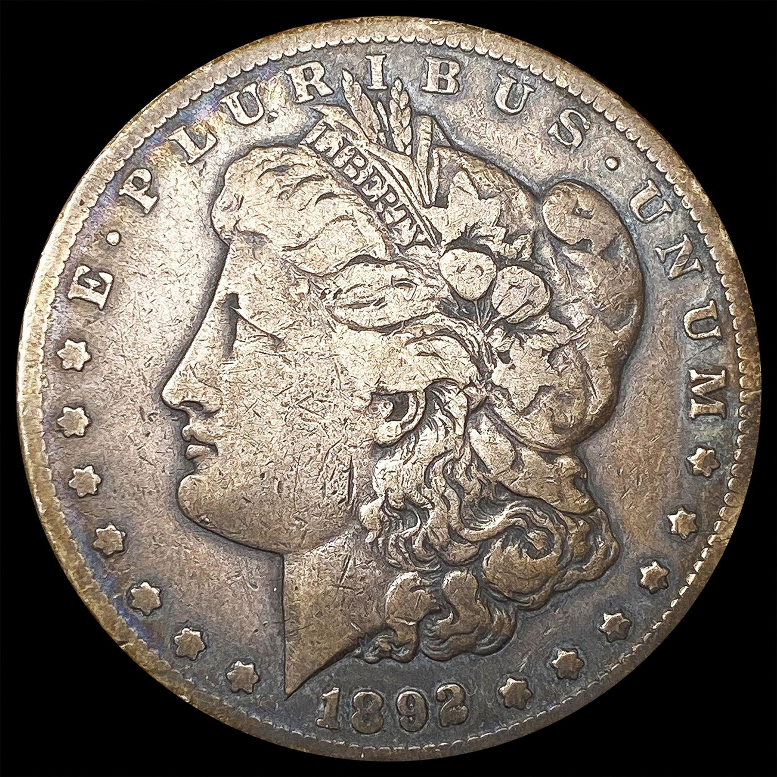 1892-CC Morgan Silver Dollar LIGHTLY CIRCULATED (1 of 2)