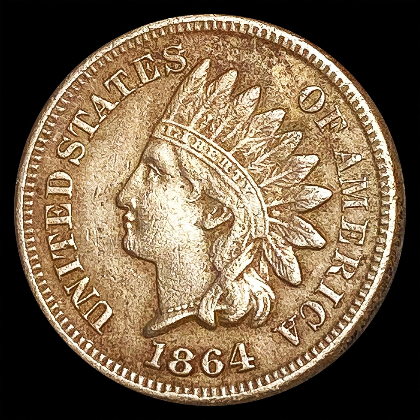 1864 Indian Head Cent NEARLY UNCIRCULATED (1 of 2)