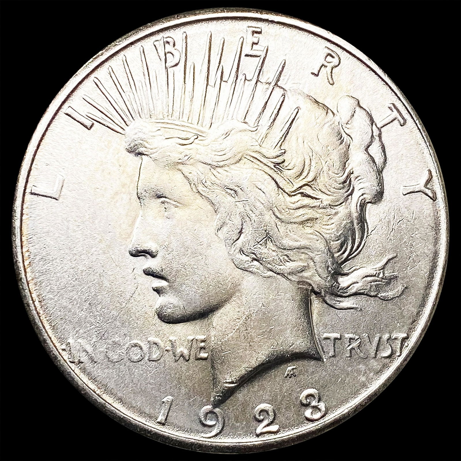 1923-S Silver Peace Dollar CLOSELY UNCIRCULATED (1 of 2)