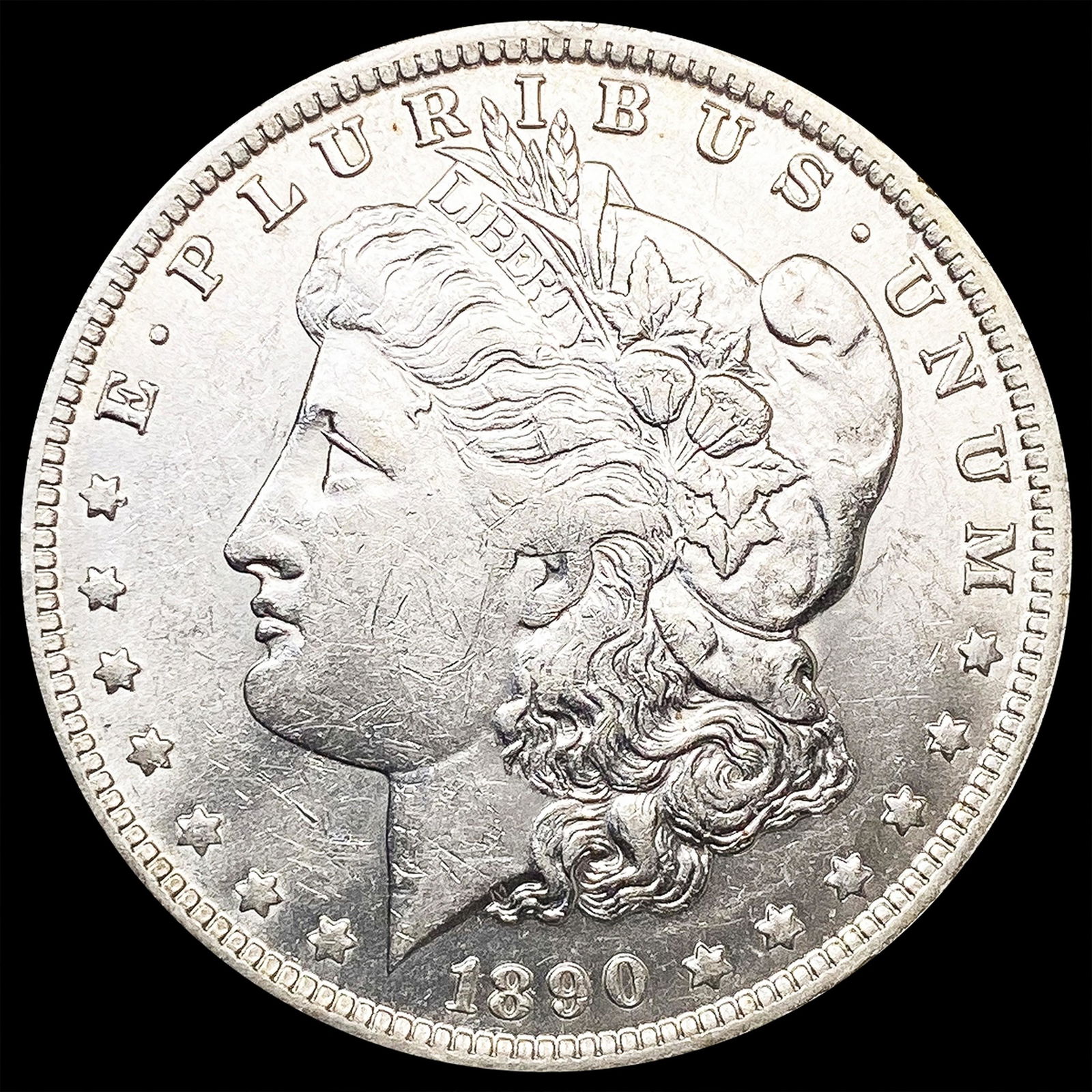 1890-O Morgan Silver Dollar CLOSELY UNCIRCULATED (1 of 2)
