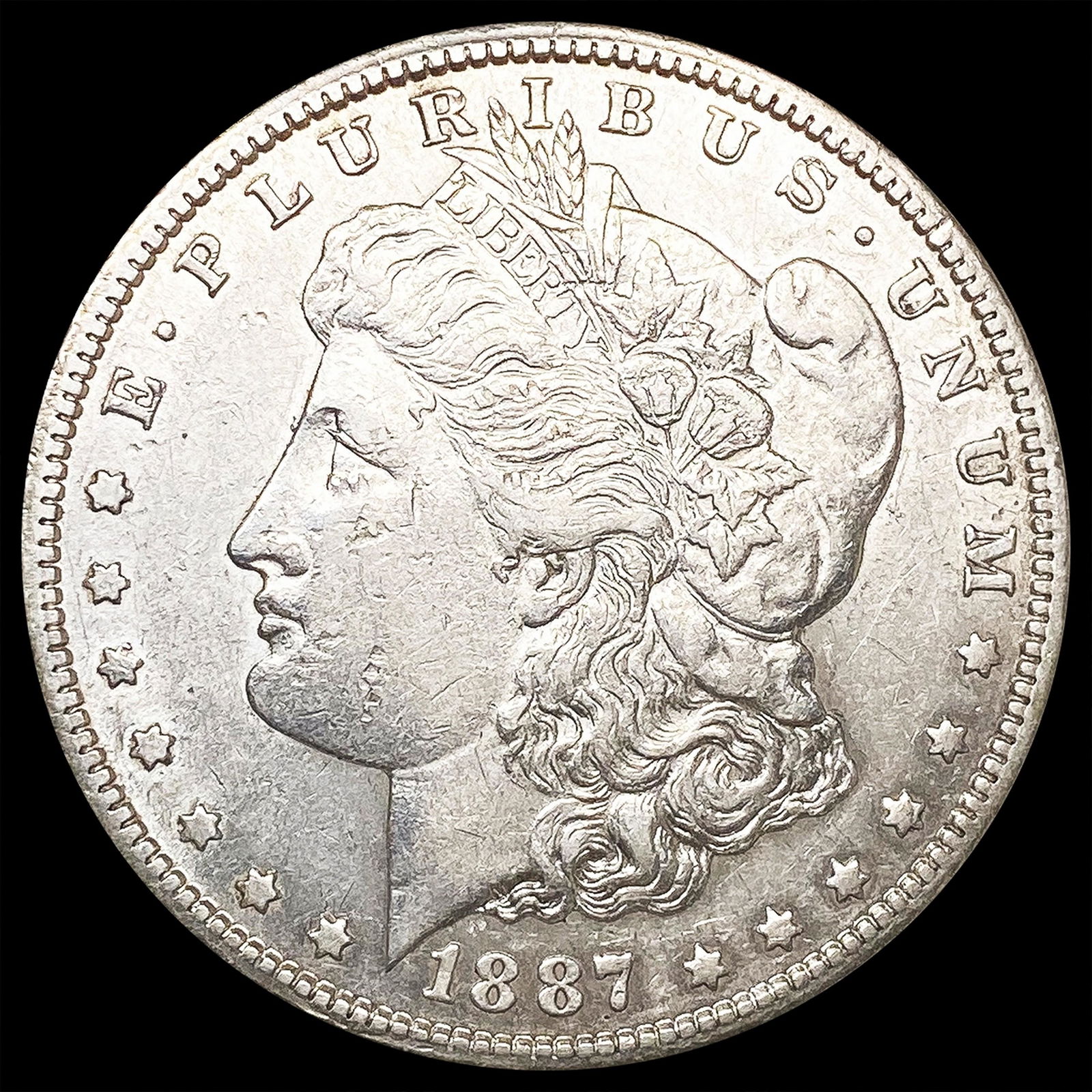 1887-S Morgan Silver Dollar CLOSELY UNCIRCULATED (1 of 2)