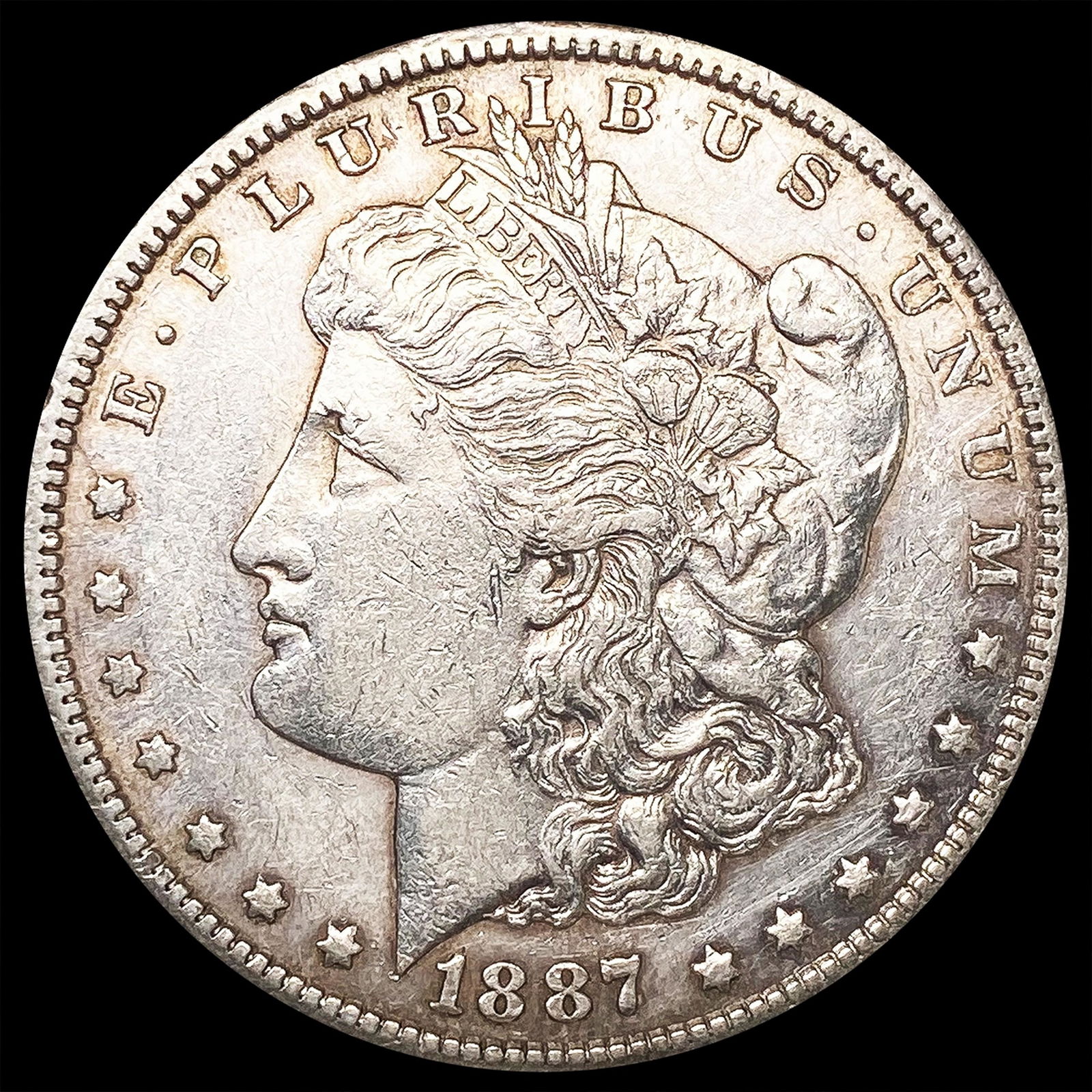 1887-S Morgan Silver Dollar CLOSELY UNCIRCULATED (1 of 2)