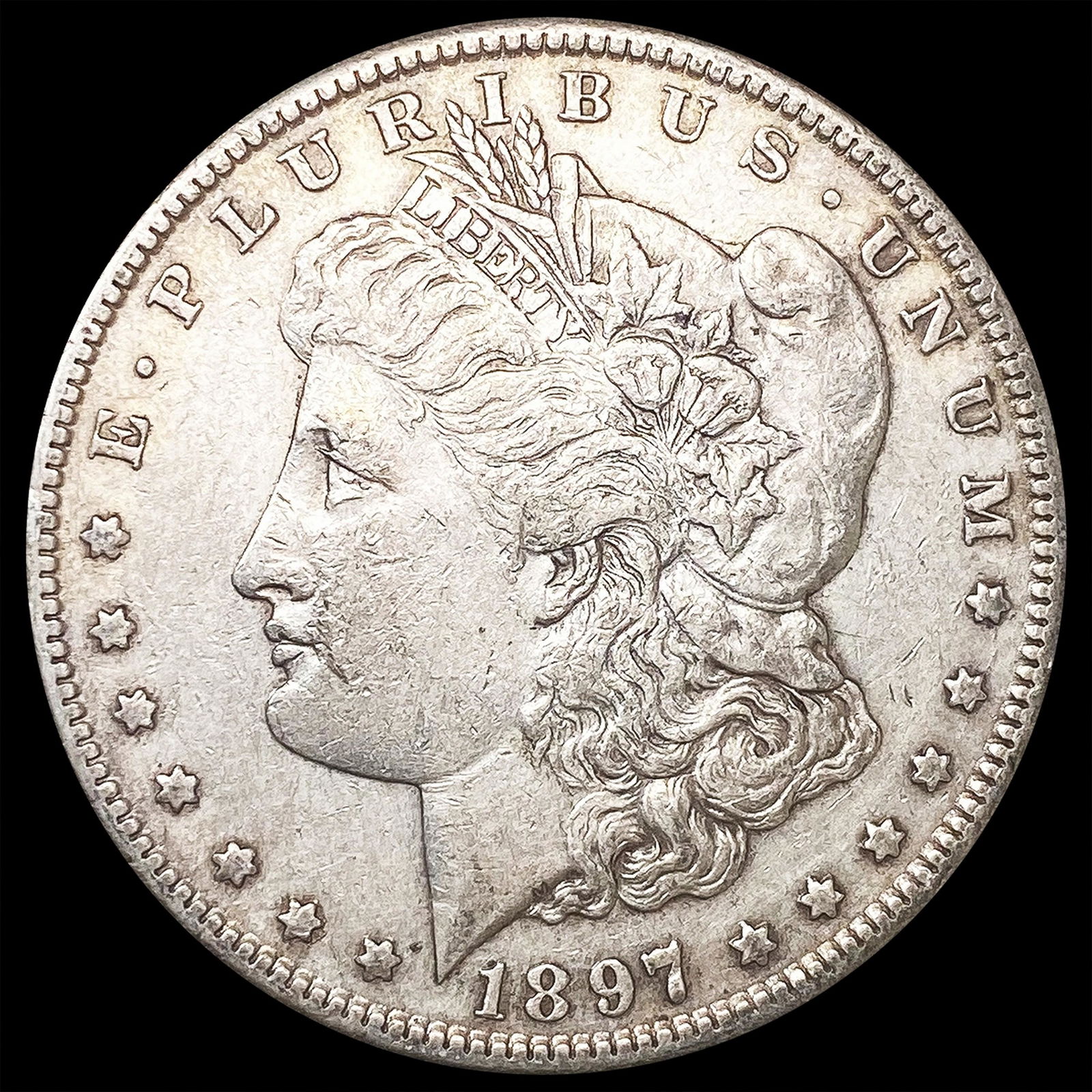 1897-S Morgan Silver Dollar NEARLY UNCIRCULATED (1 of 2)