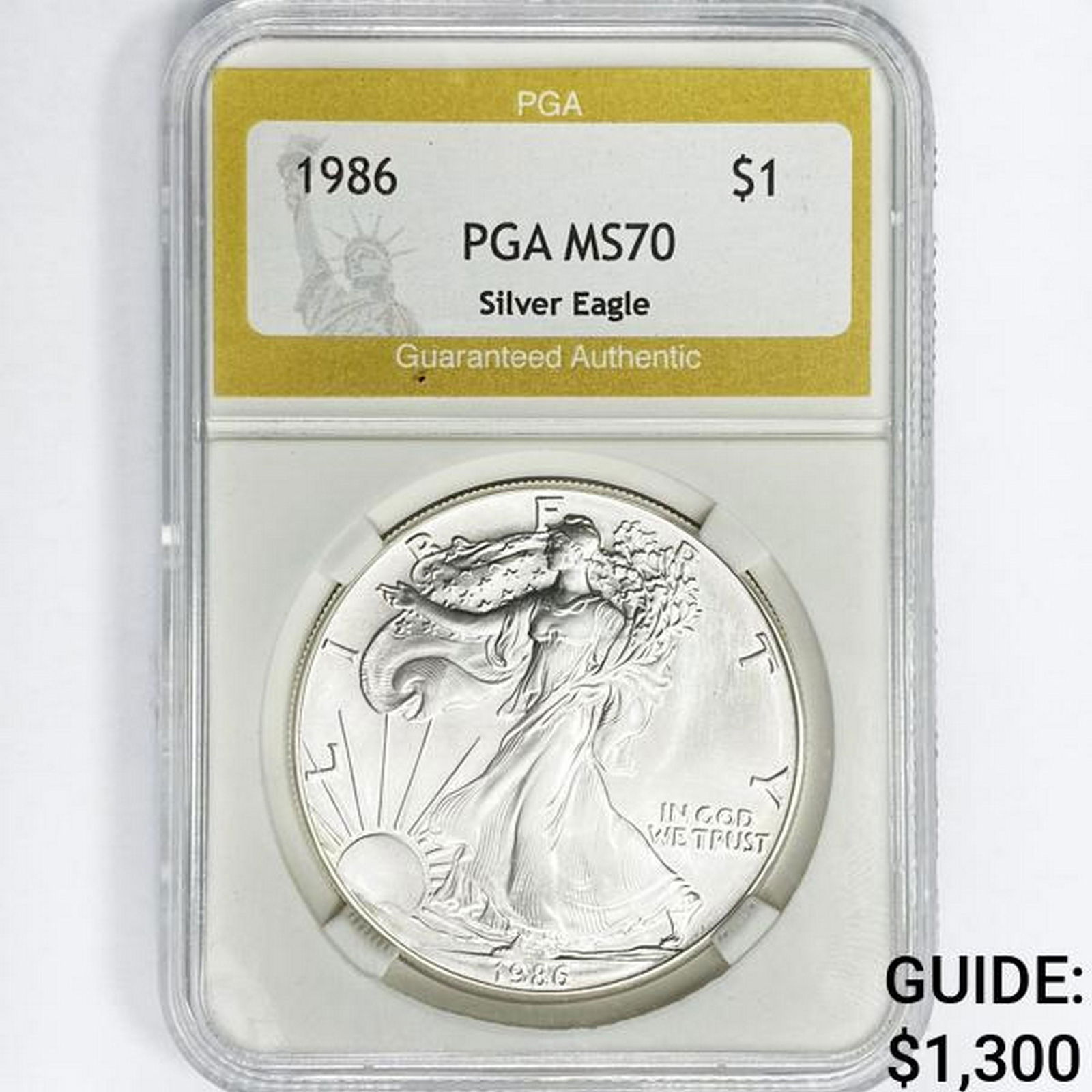 1986 American Silver Eagle PGA MS70 (1 of 2)