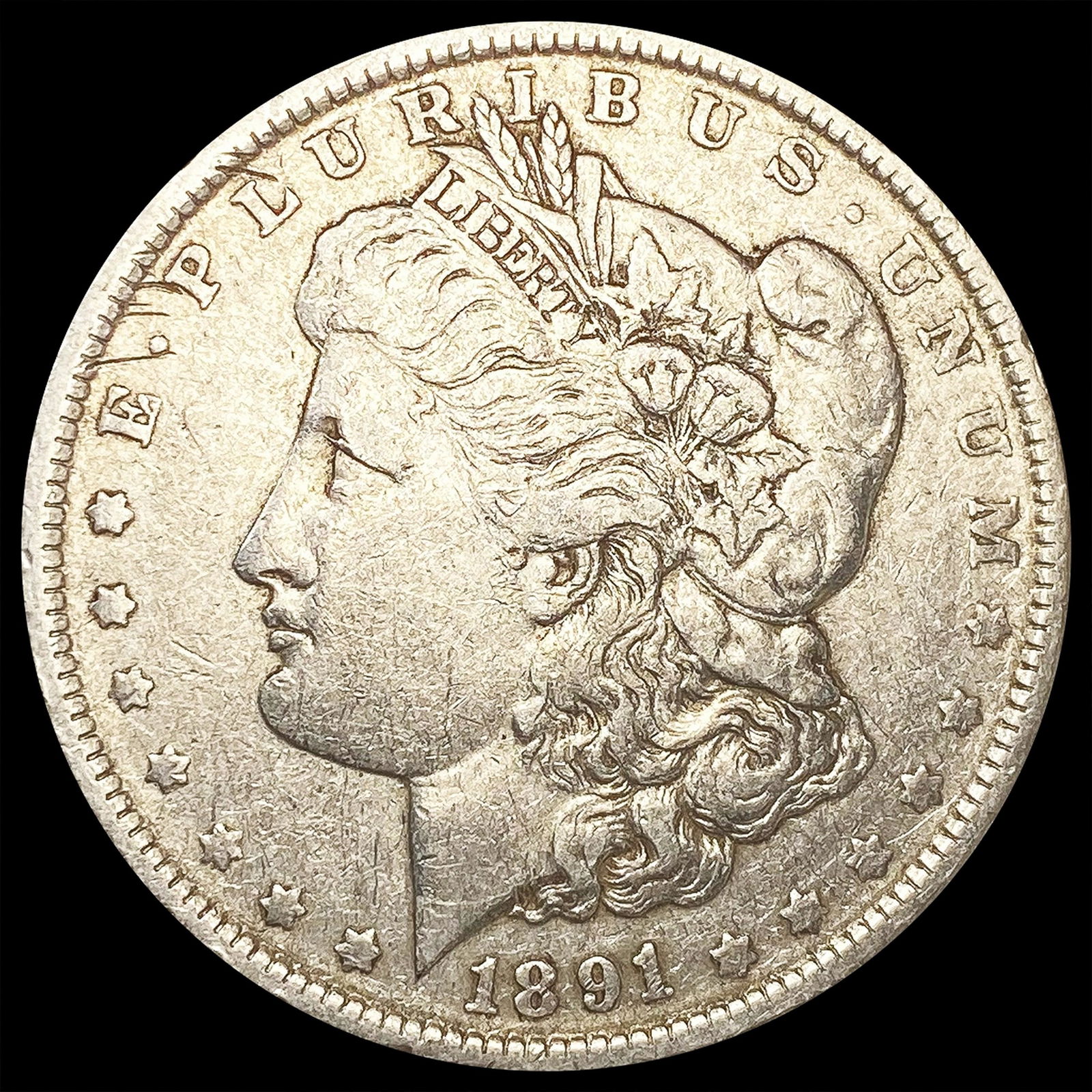 1891-O Morgan Silver Dollar NEARLY UNCIRCULATED (1 of 2)