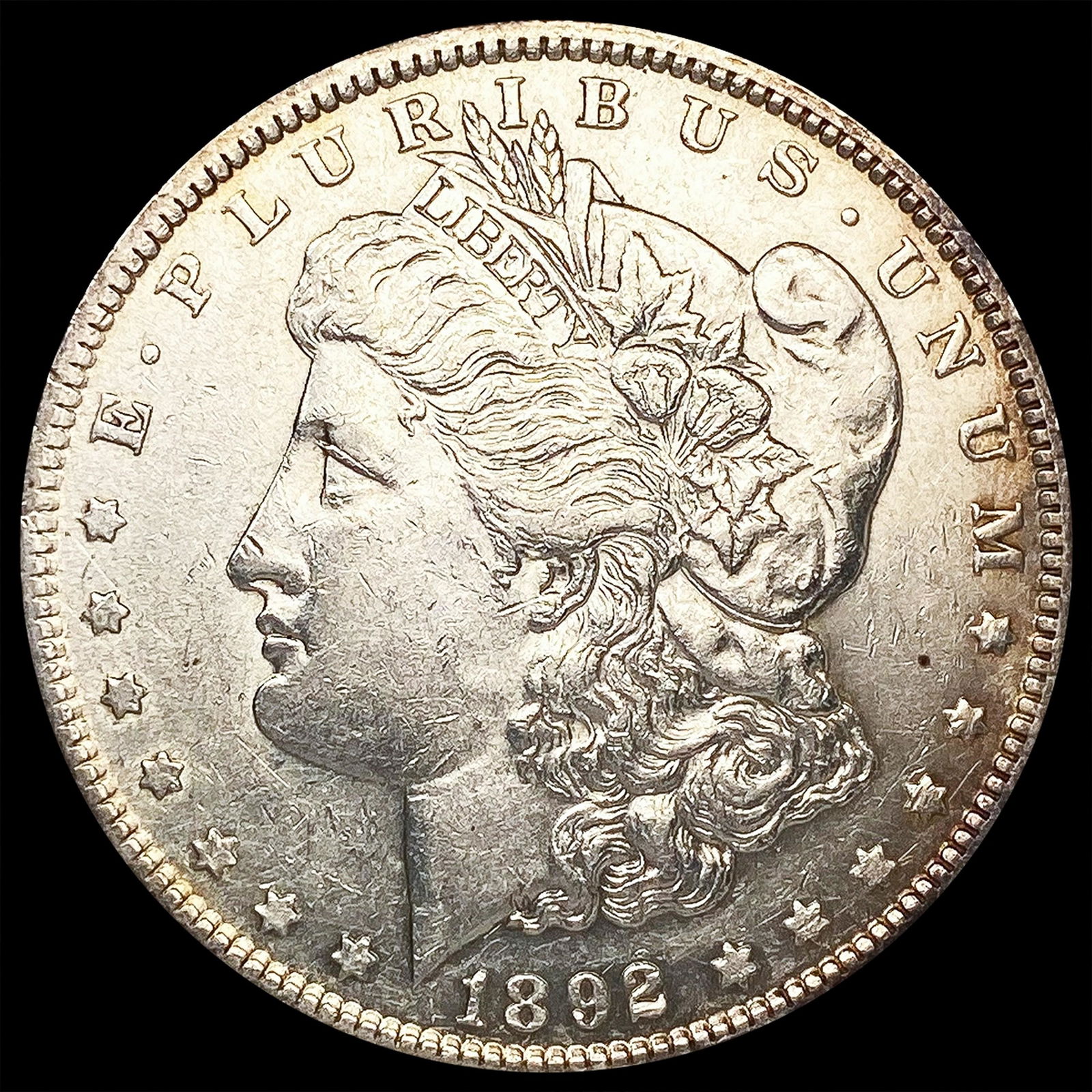 1892 Morgan Silver Dollar CLOSELY UNCIRCULATED (1 of 2)