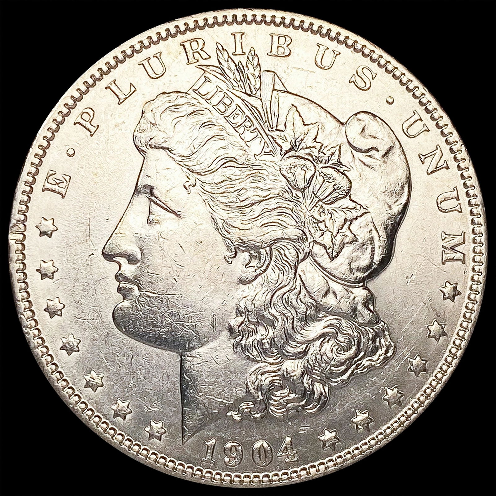 1904 Morgan Silver Dollar UNCIRCULATED: 1904 Morgan Silver Dollar UNCIRCULATED