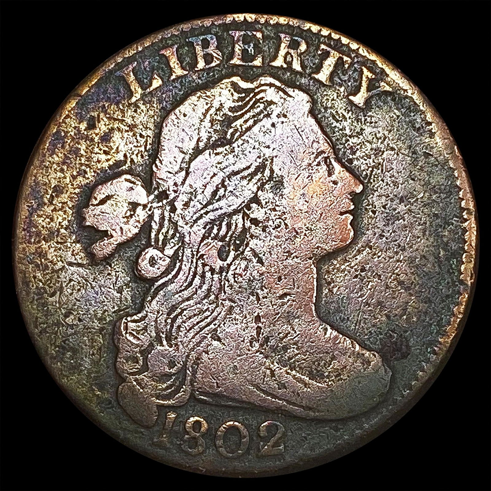 1802 Large Cent NICELY CIRCULATED (1 of 2)