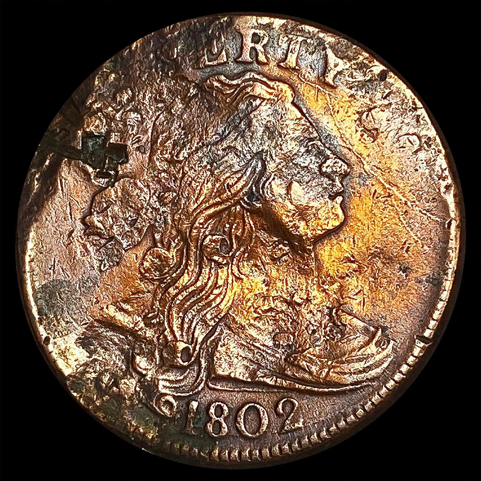 1802 Large Cent NICELY CIRCULATED (1 of 2)