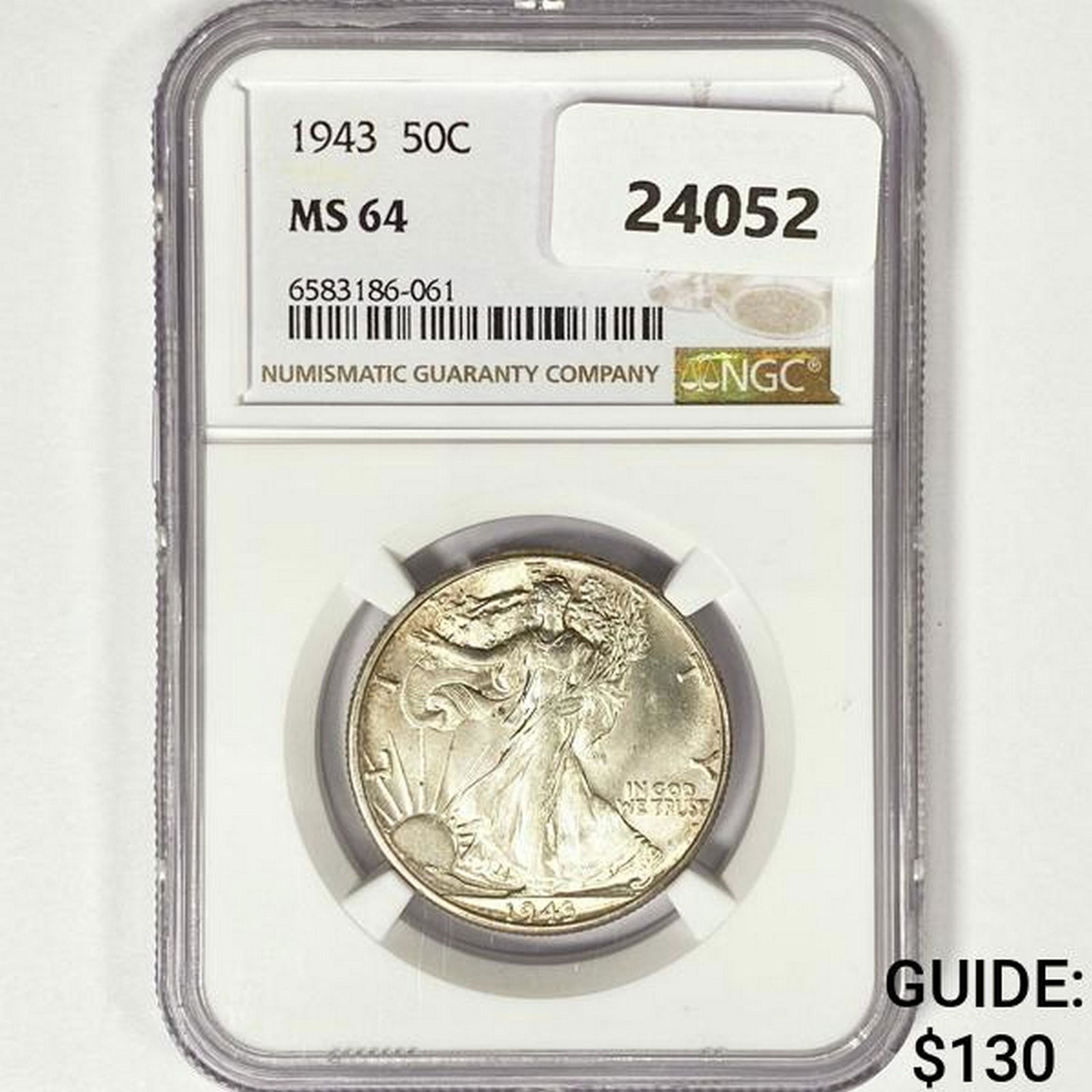 1943 Walking Liberty Half Dollar NGC MS64 (1 of 2)