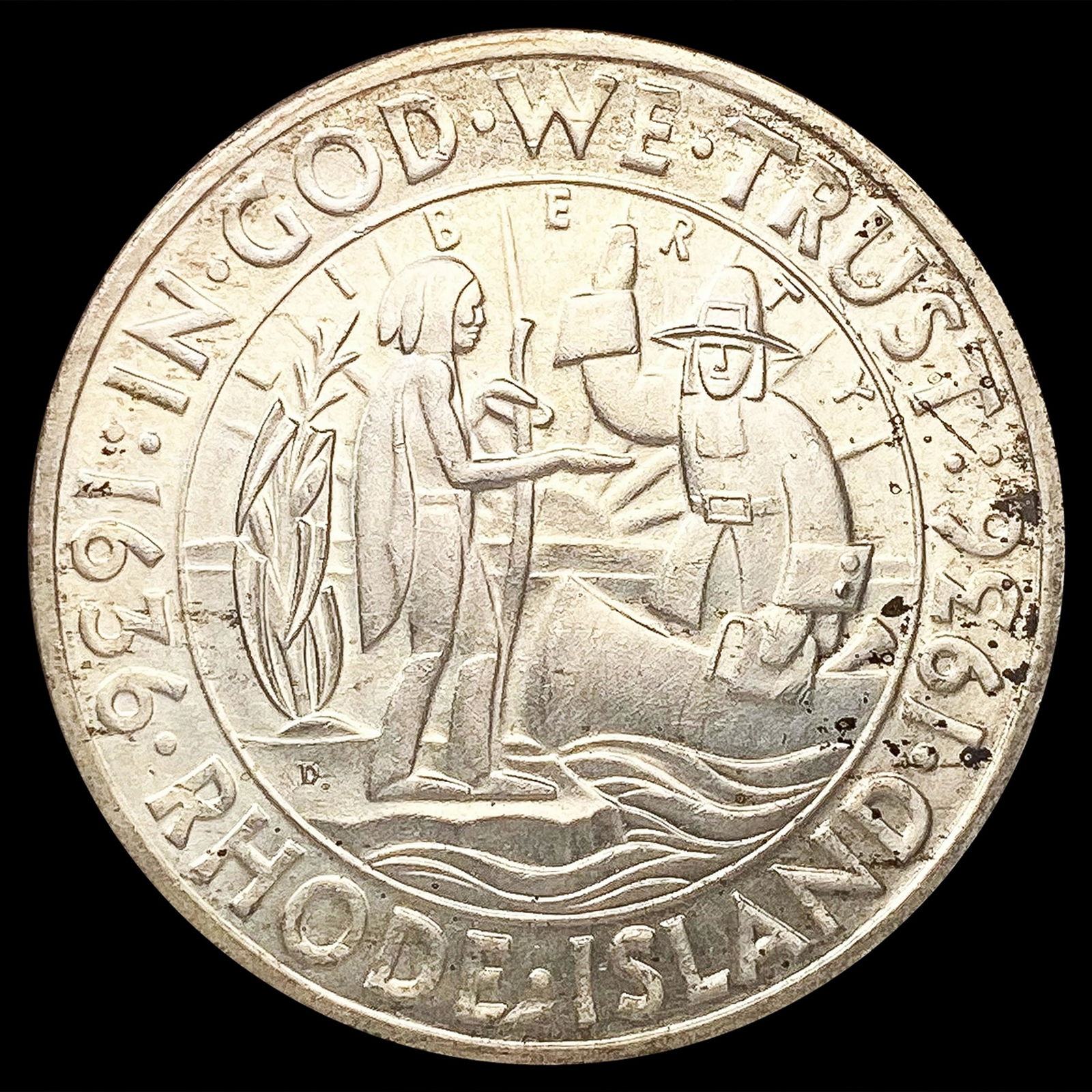 1936-D Rhode Island Half Dollar UNCIRCULATED (1 of 2)