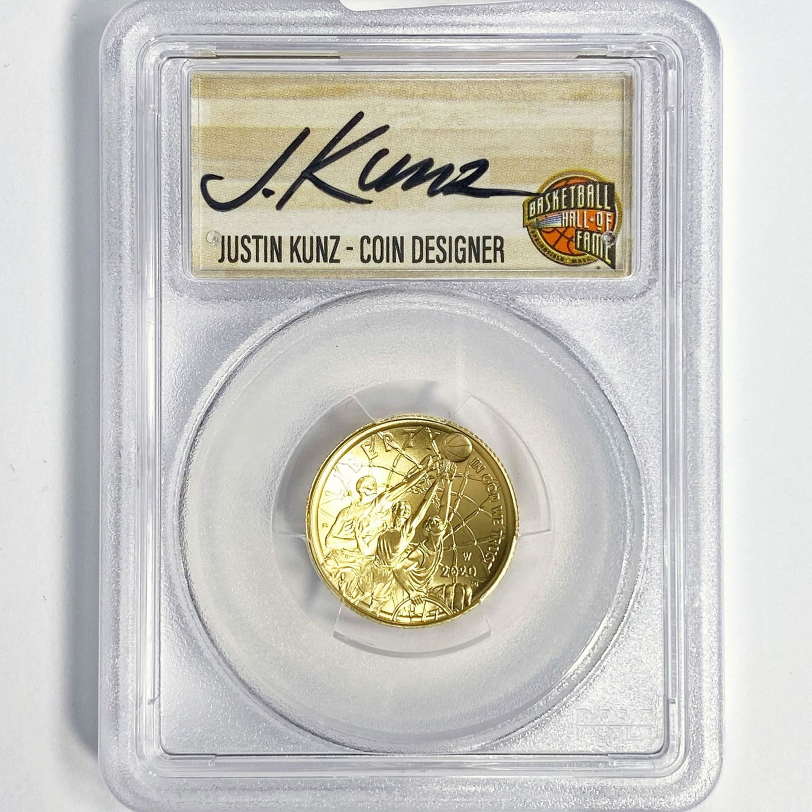2020-W $5 1/4oz Gold Kunz Signed PCGS PR70 DCAM (1 of 2)