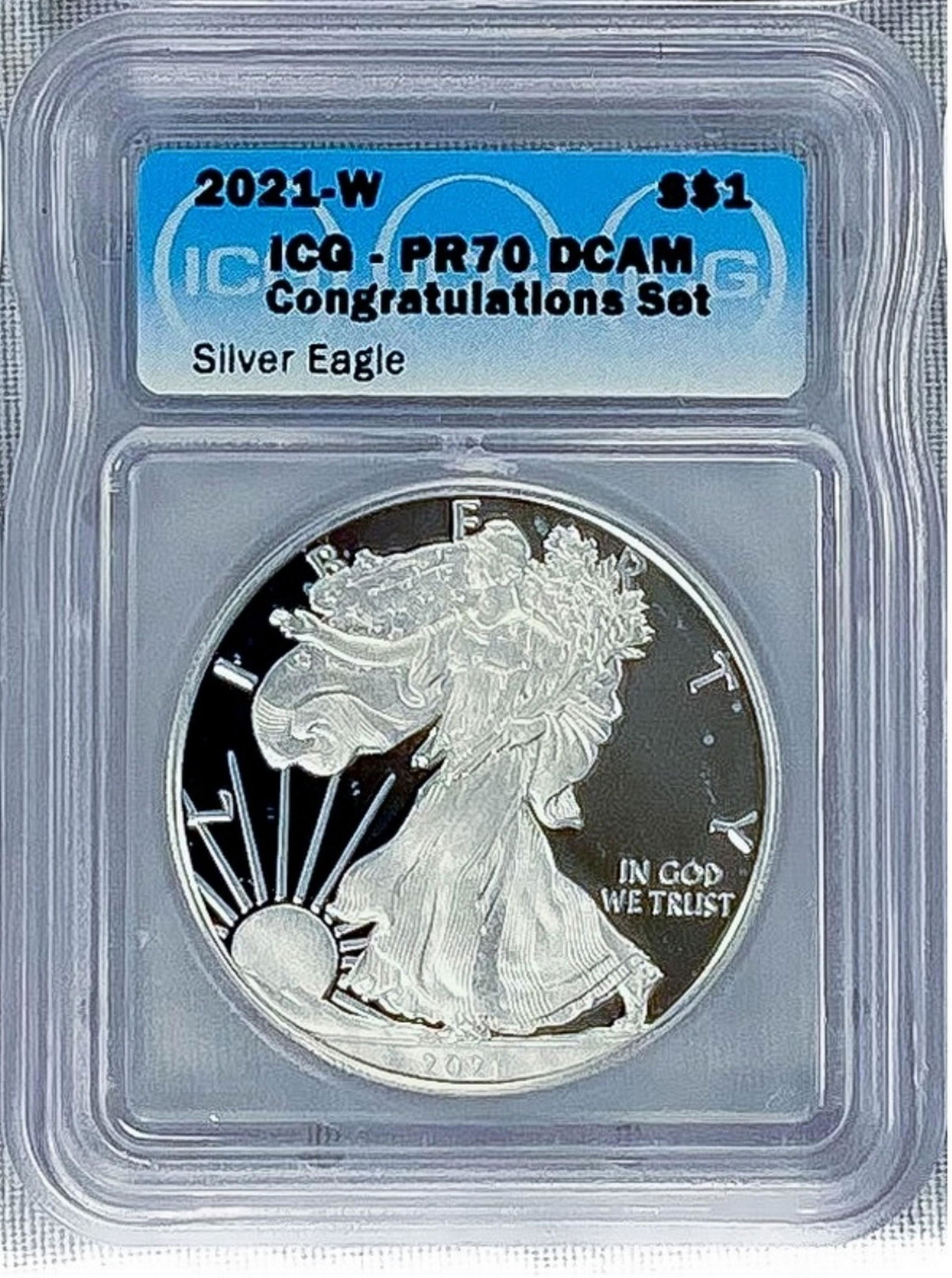 2021-W American Silver Eagles ICG-PR69 DCAM (1 of 2)