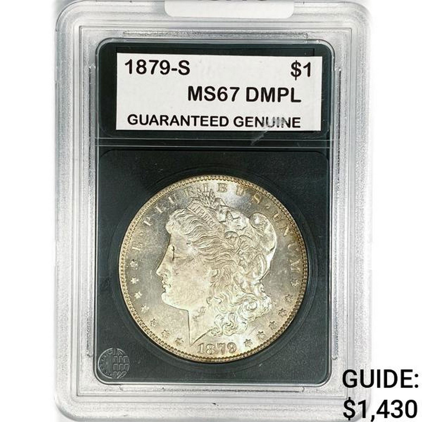 1879-S Morgan Silver Dollar GG MS67 DMPL (1 of 2)