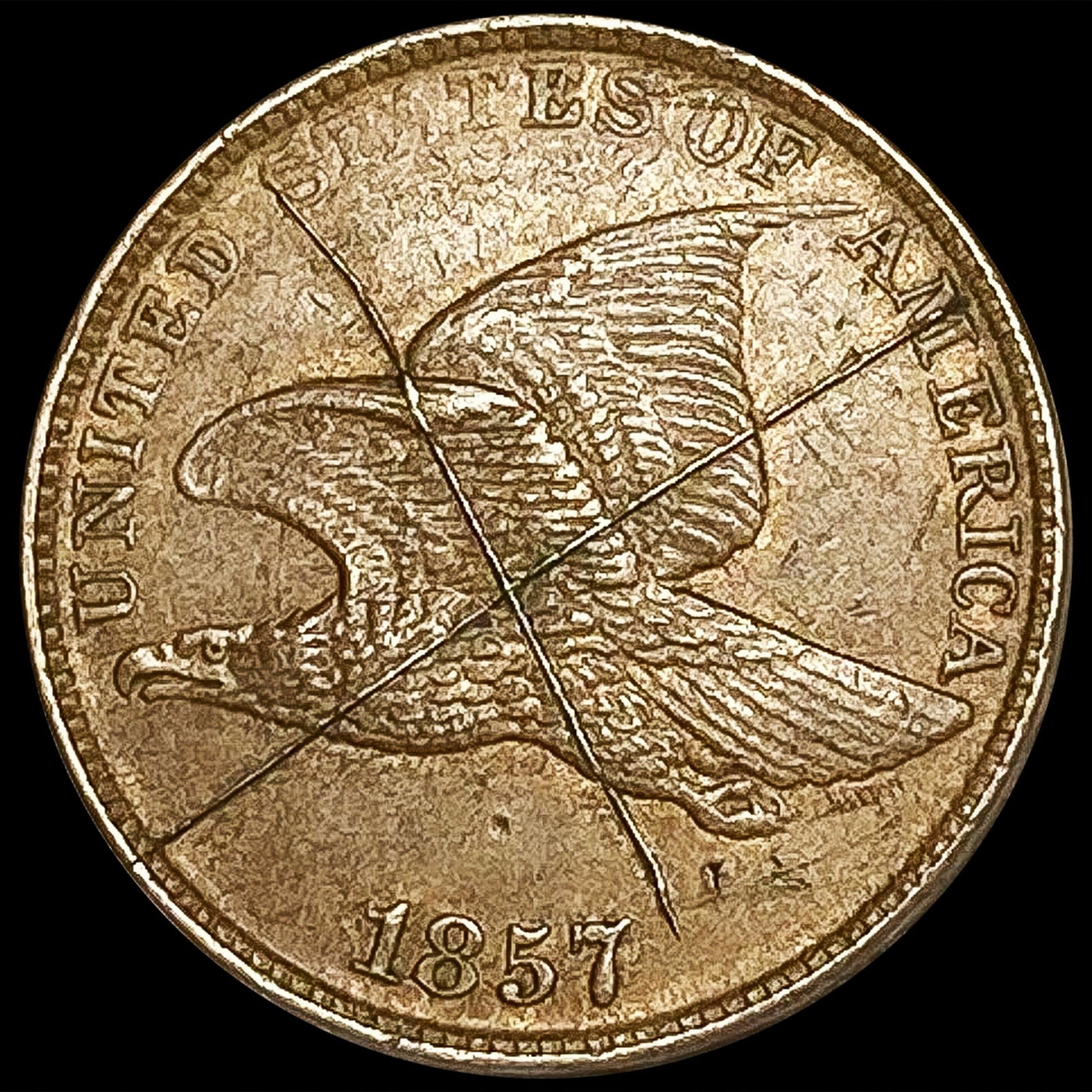 1857 Flying Eagle Cent LIGHTLY CIRCULATED (1 of 2)