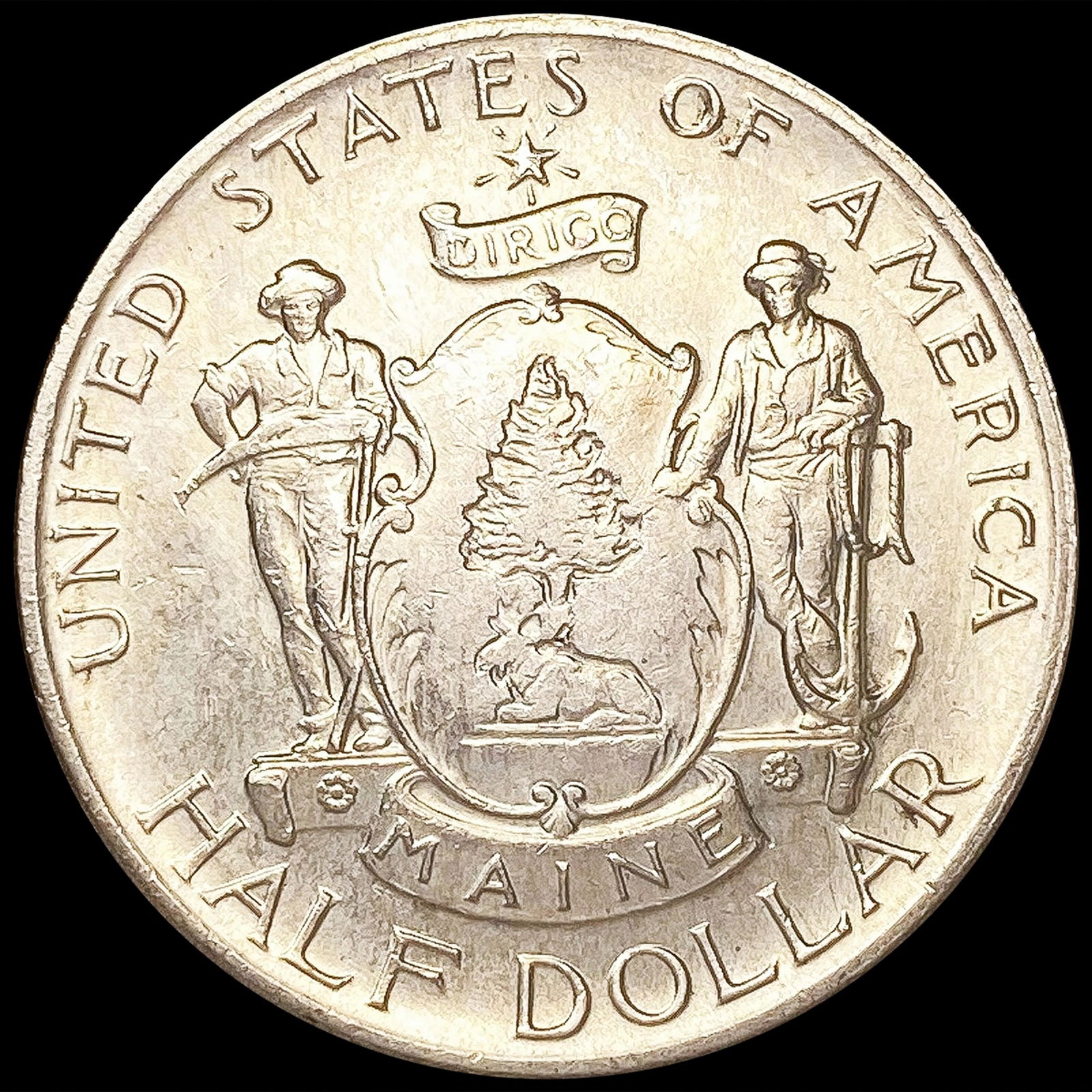 1920 Maine Half Dollar CLOSELY UNCIRCULATED (1 of 2)
