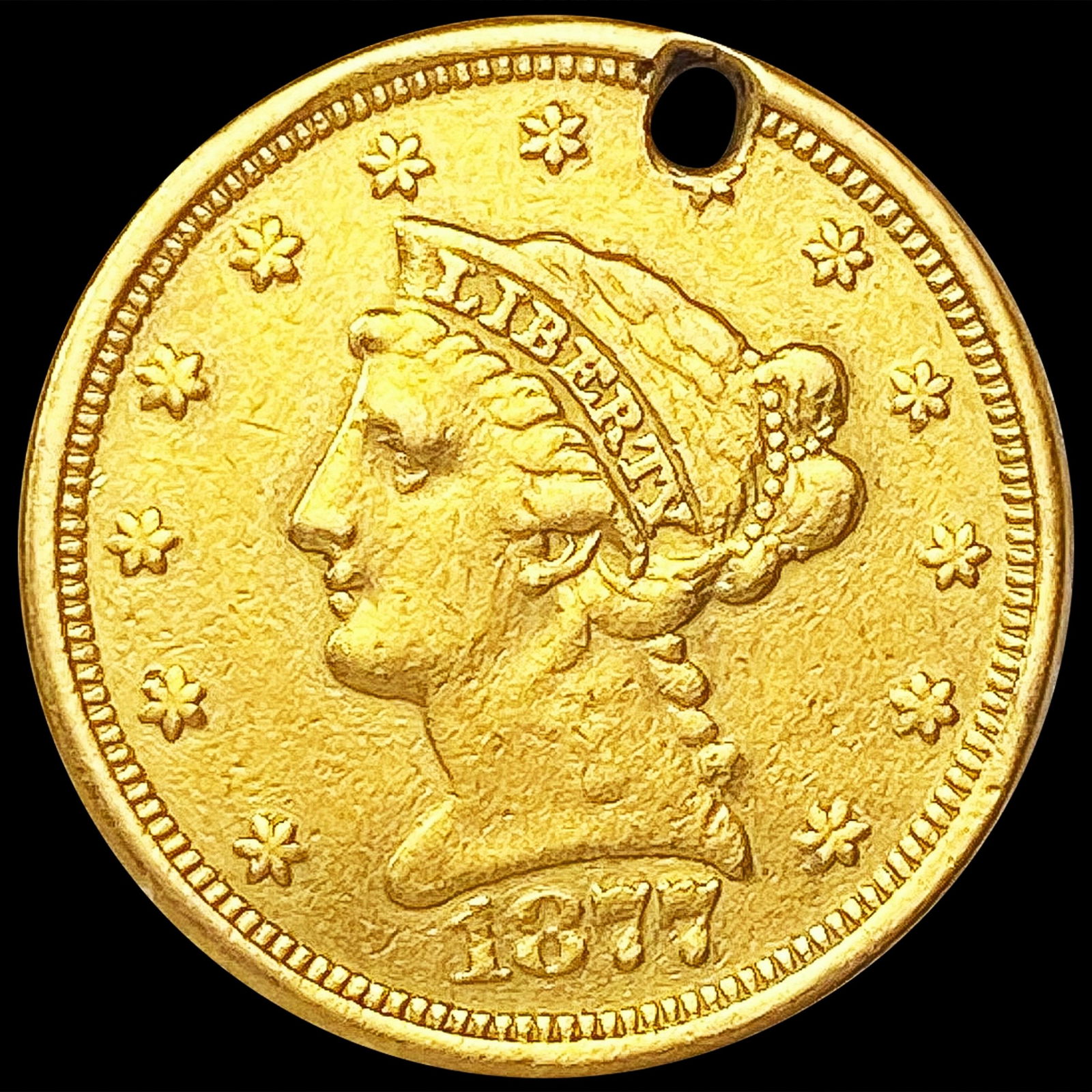 1877 Gold $2.5 Love Token UNCIRCULATED (1 of 2)