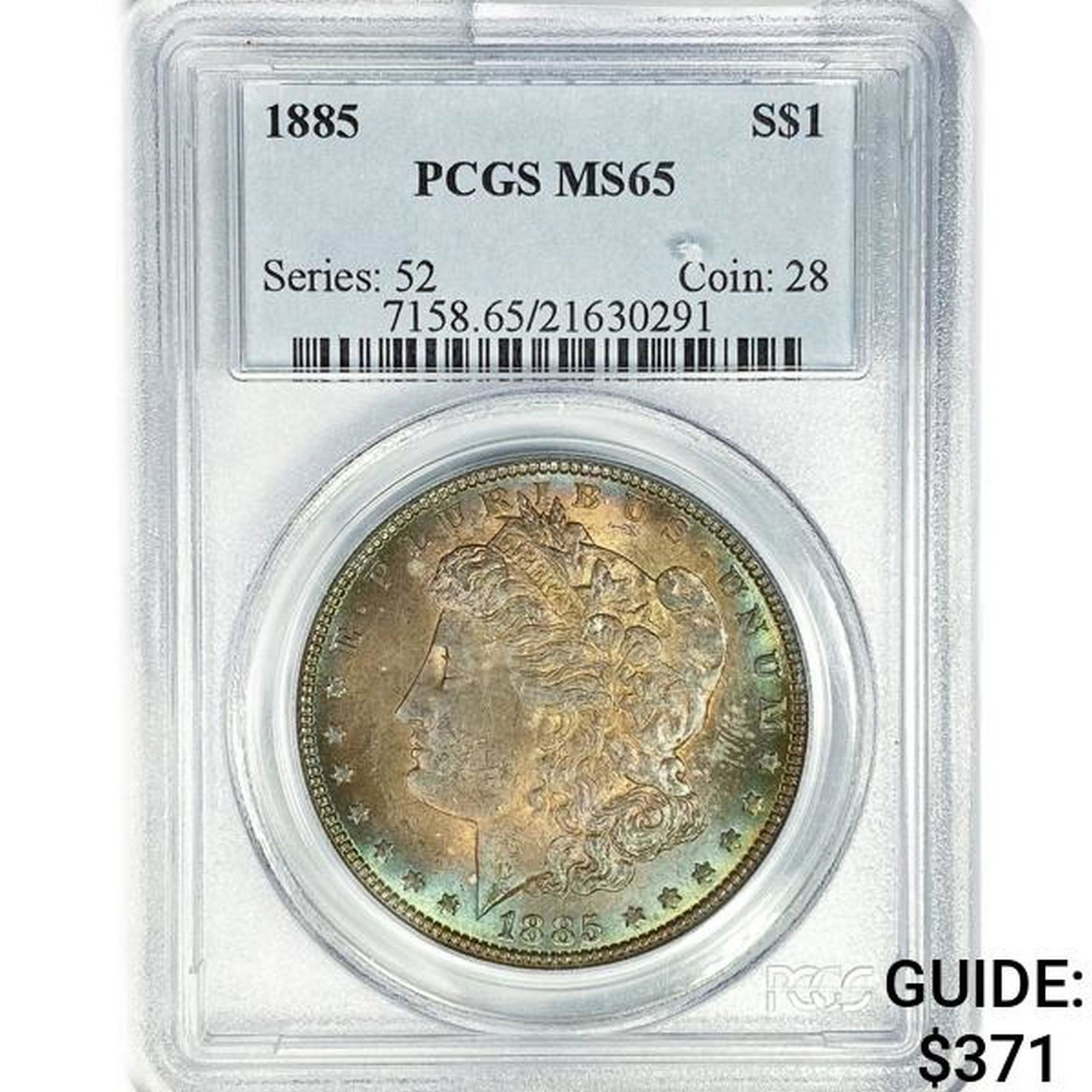 1885 Morgan Silver Dollar PCGS MS65 (1 of 2)