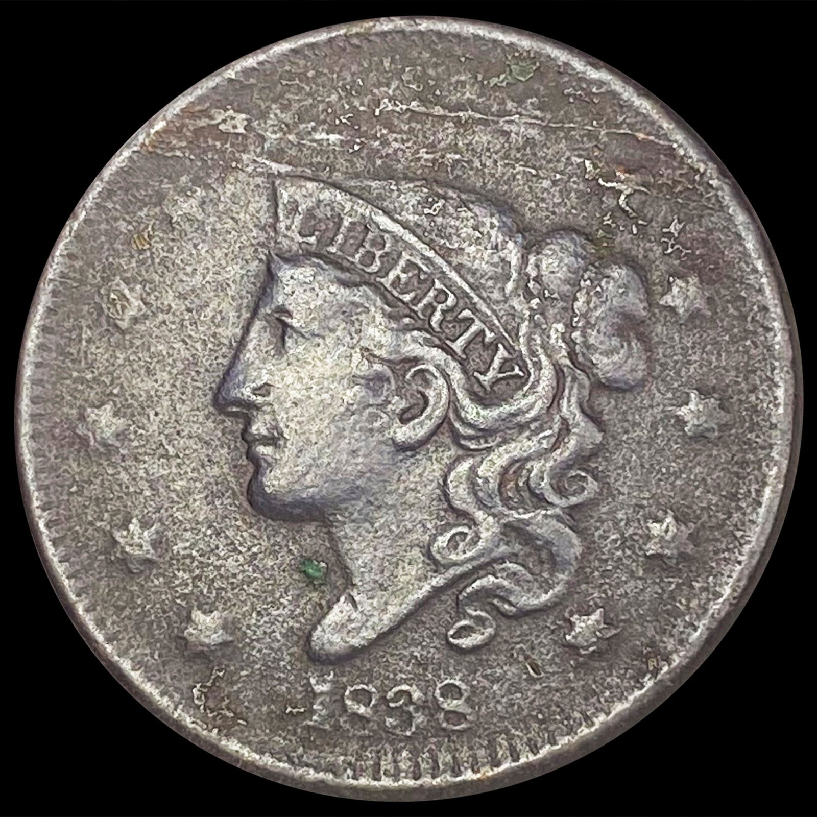 1838 Large Cent NICELY CIRCULATED (1 of 2)