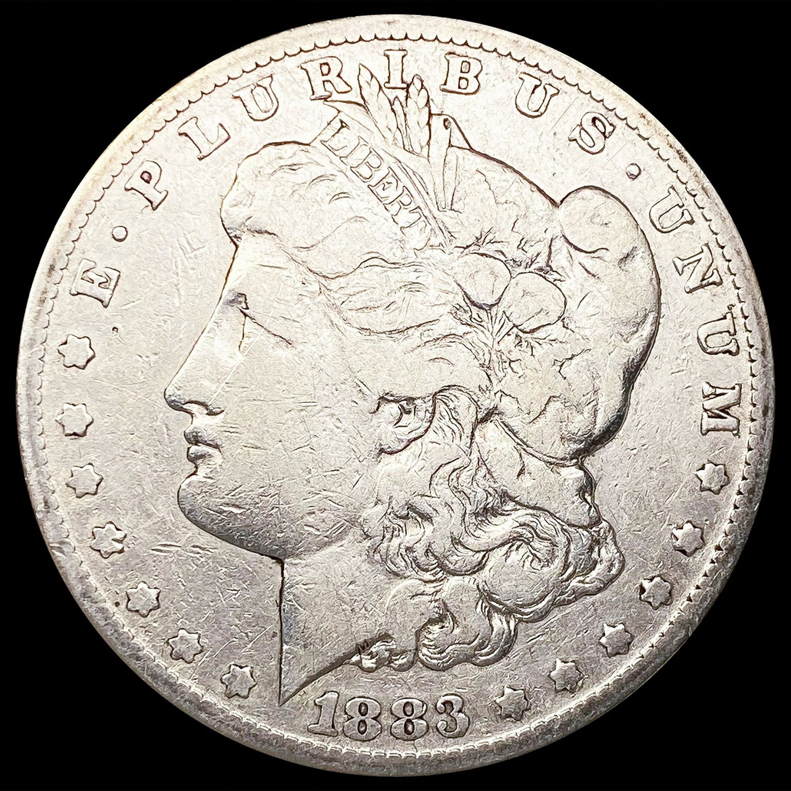 1883-CC Morgan Silver Dollar LIGHTLY CIRCULATED (1 of 2)
