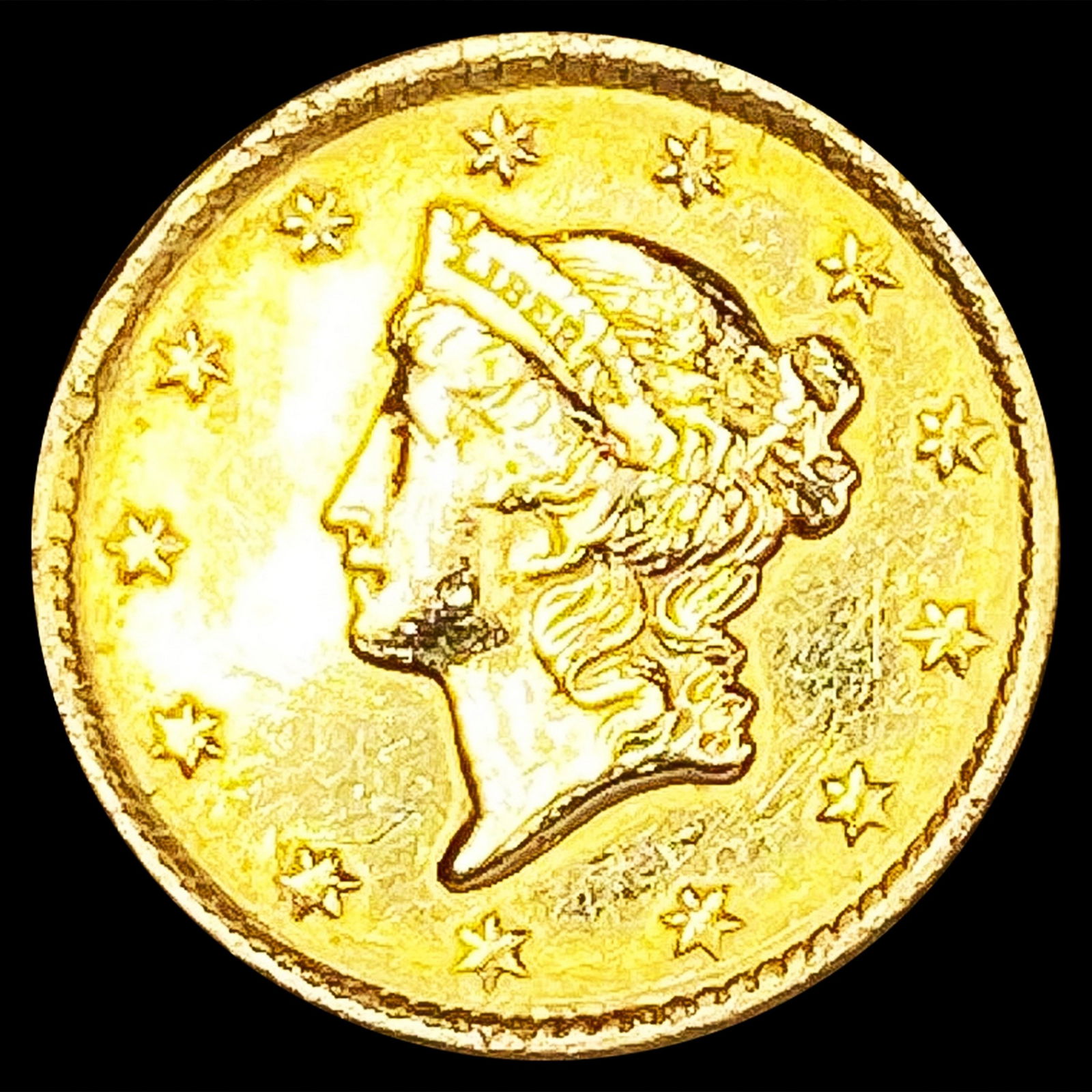 1850 Rare Gold Dollar CLOSELY UNCIRCULATED (1 of 2)