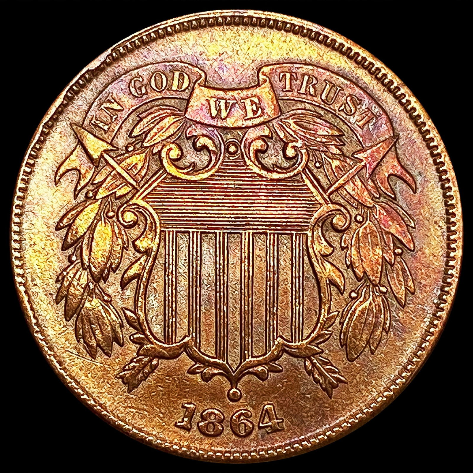1864 Two Cent Piece UNCIRCULATED (1 of 2)