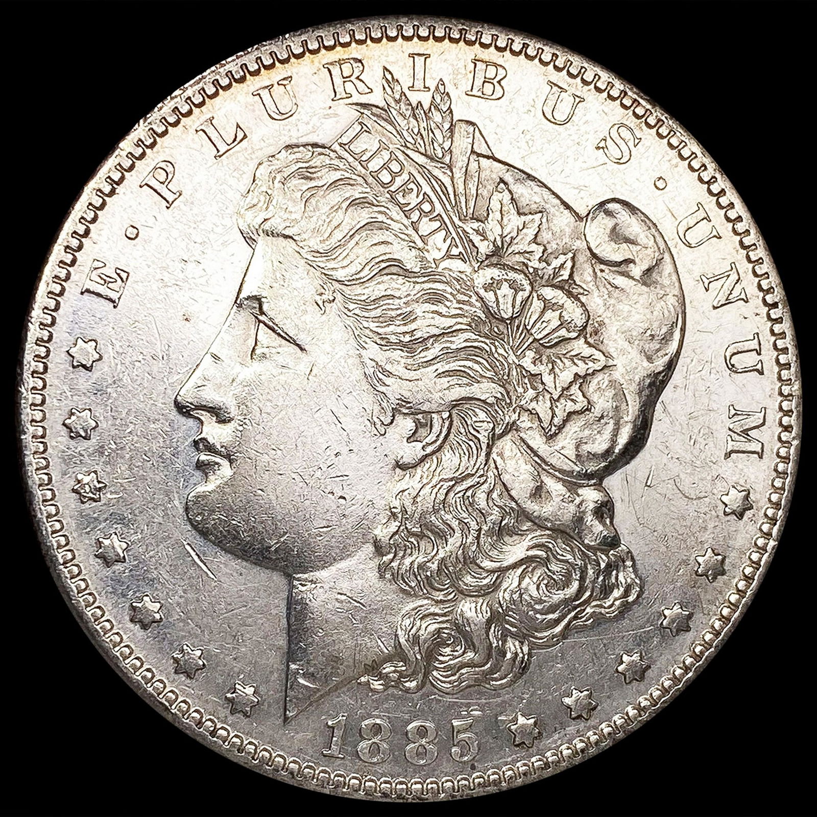 1885-S Morgan Silver Dollar CLOSELY UNCIRCULATED (1 of 2)