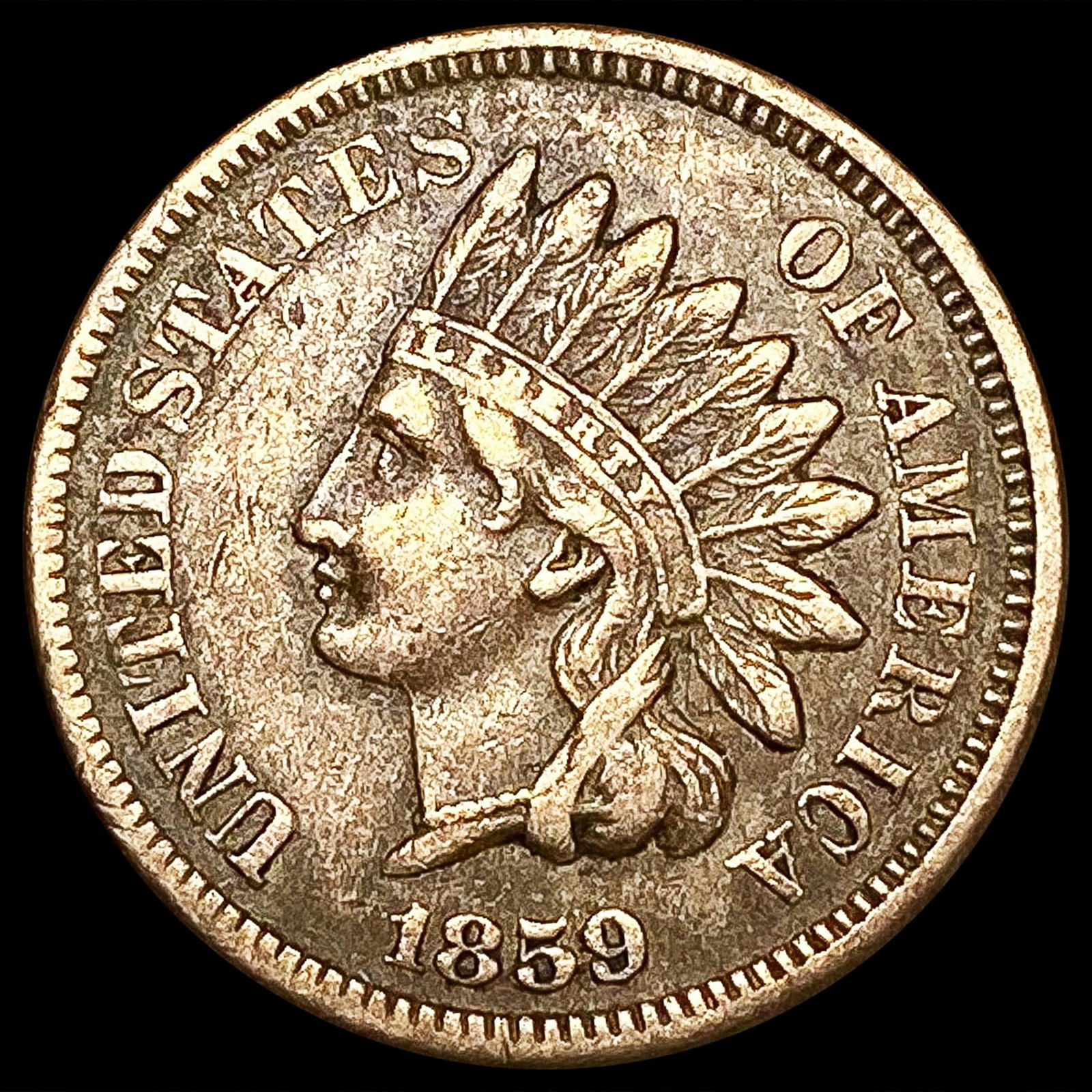 1859 Indian Head Cent LIGHTLY CIRCULATED (1 of 2)