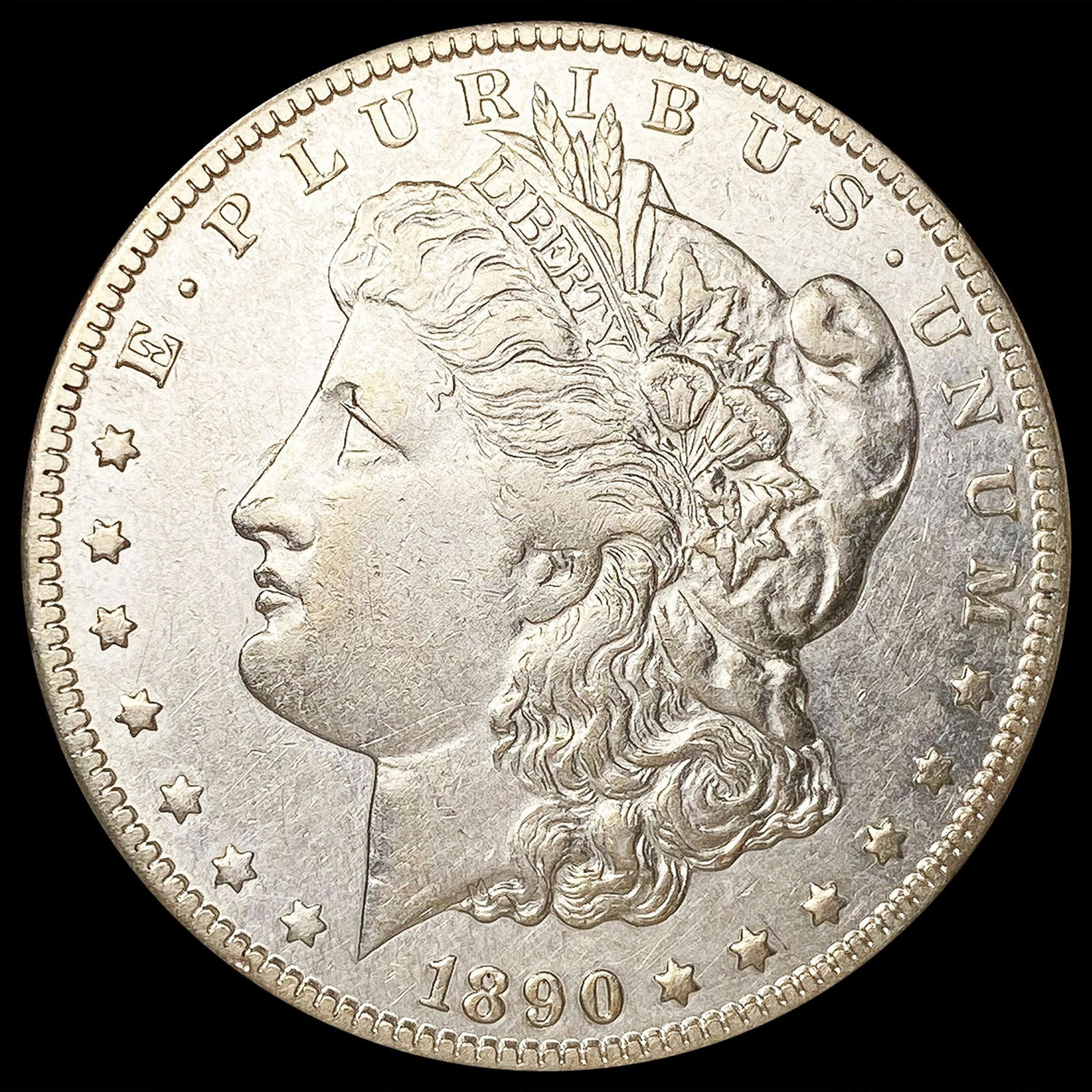 1890-CC Morgan Silver Dollar CLOSELY UNCIRCULATED (1 of 2)