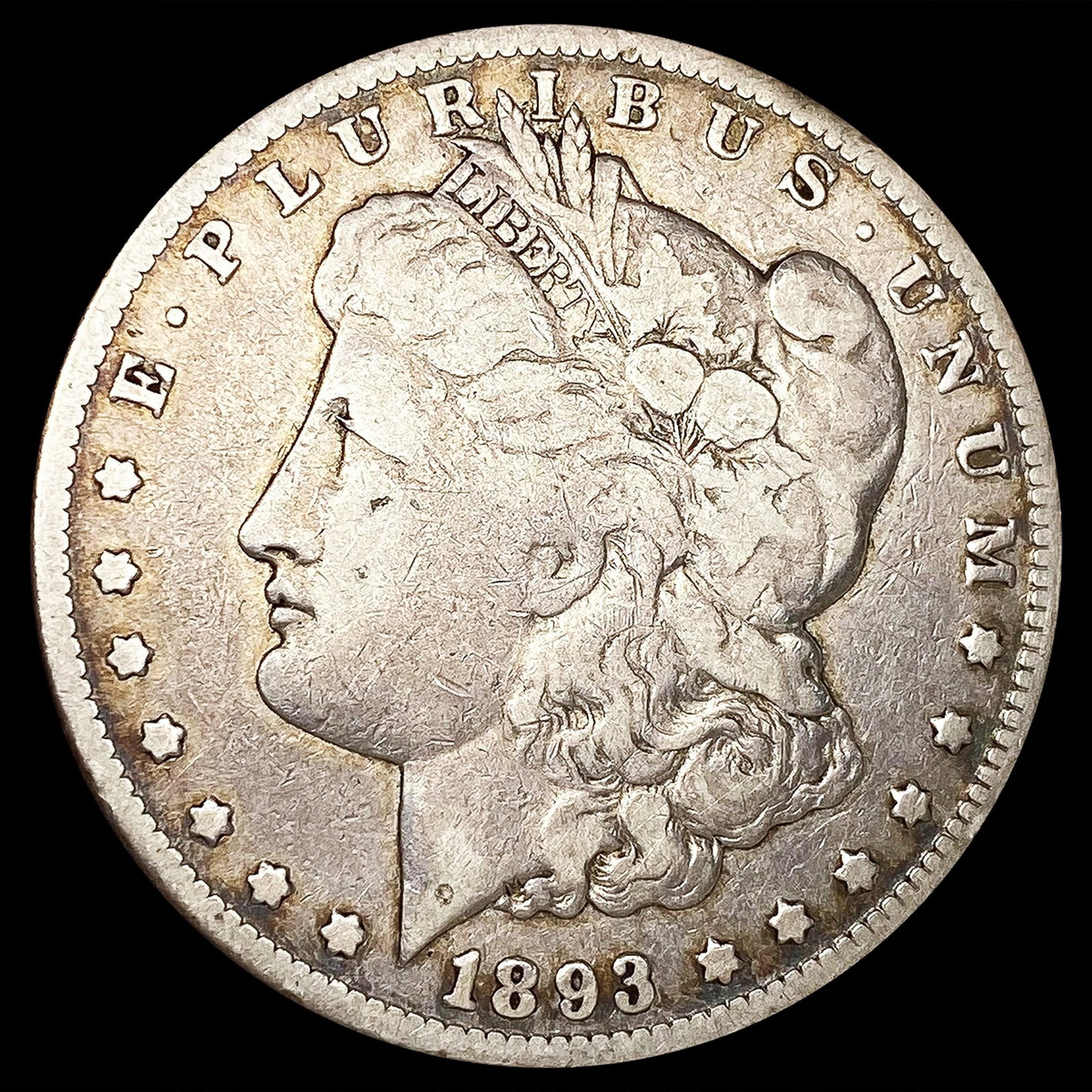 1893-CC Morgan Silver Dollar LIGHTLY CIRCULATED (1 of 2)